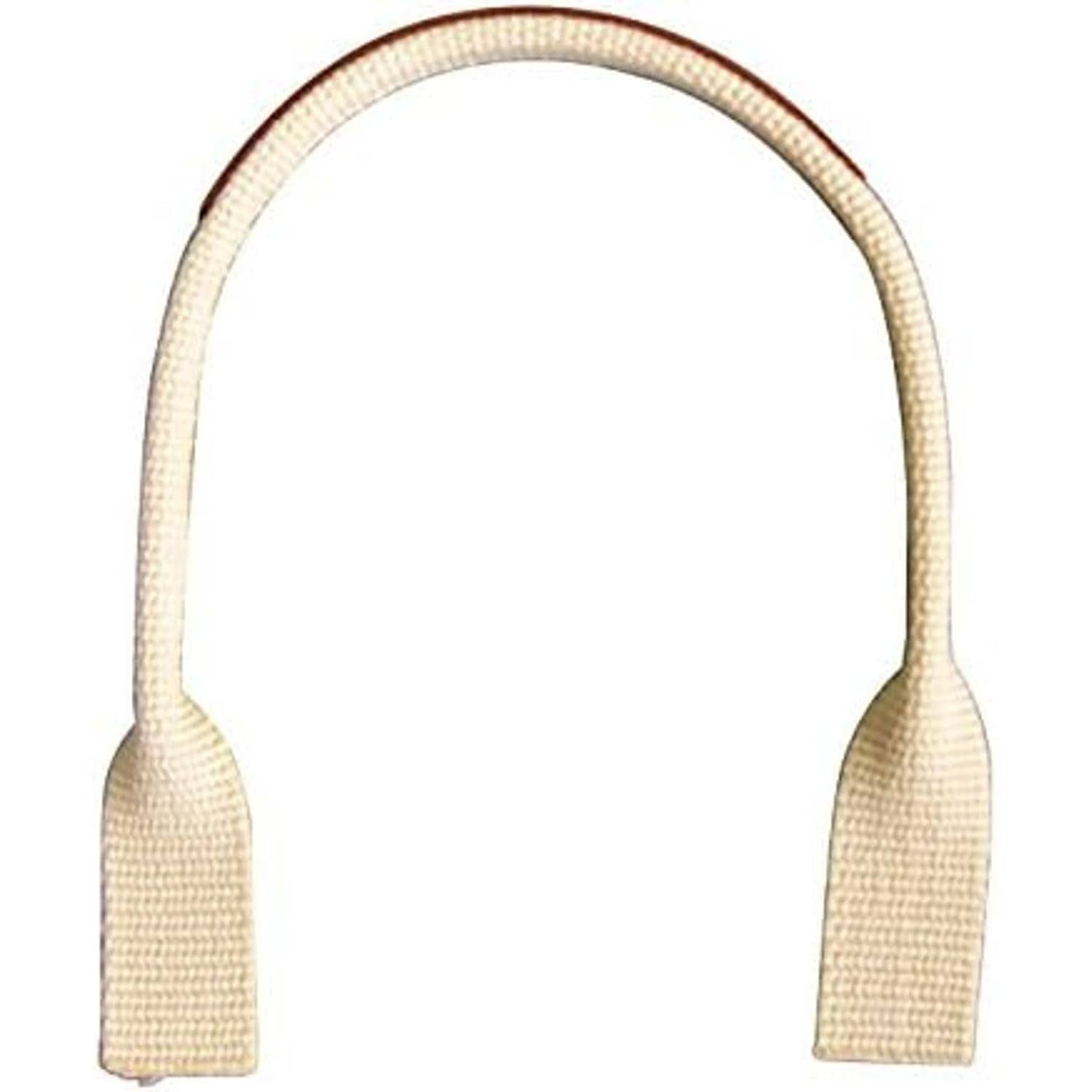 日本紐釦貿易 アクリル持手 本革パーツ付 33cm 2本 KT43-W （ご注文単位1組）【直送品】