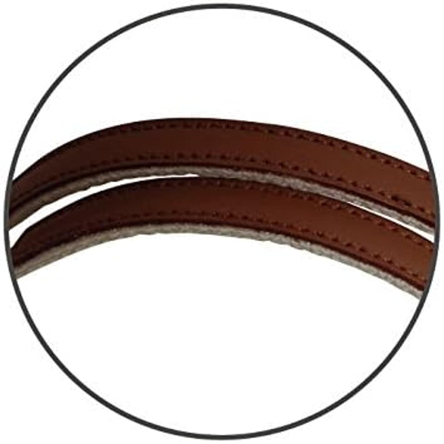 日本紐釦貿易 アクリル持手 本革パーツ付 33cm 2本 KT43-W (ご注文単位1組)【直送品】