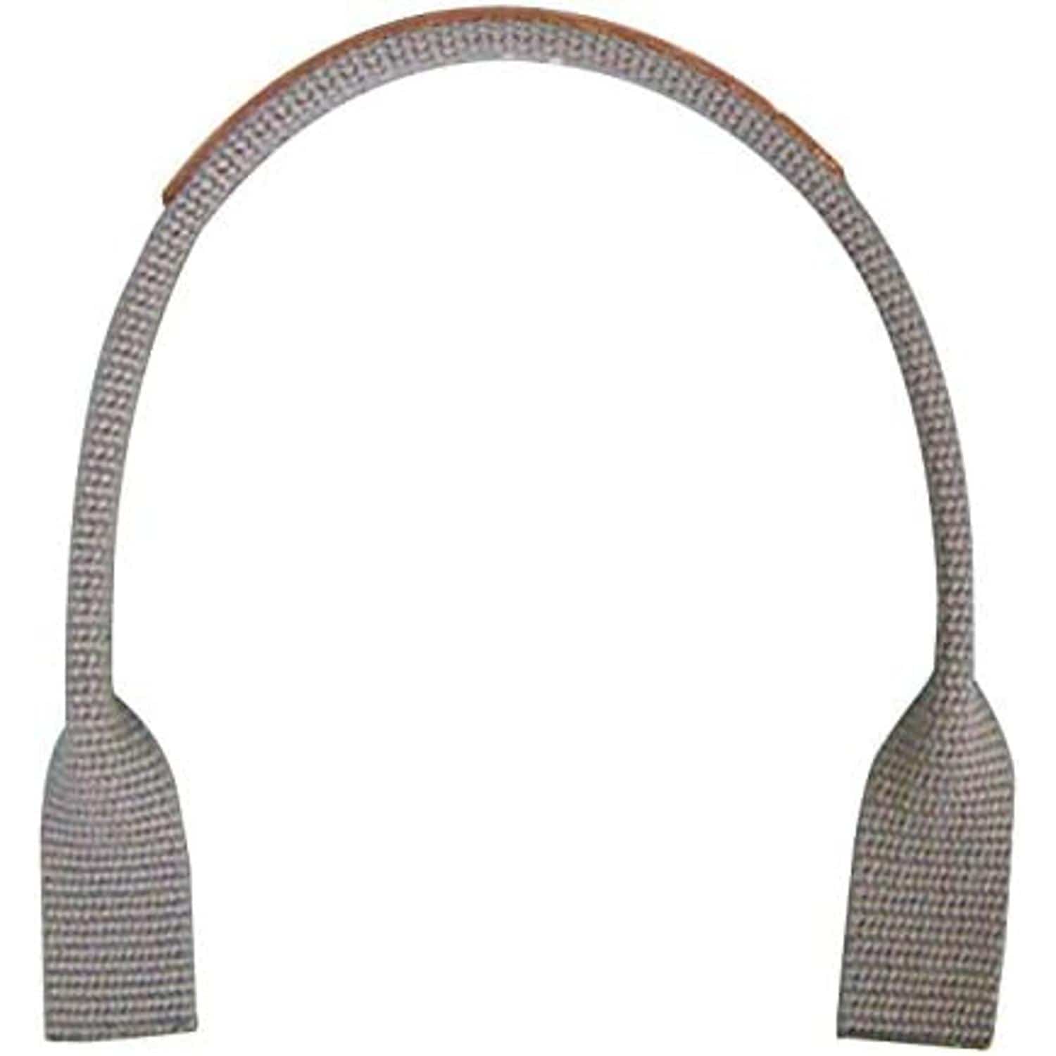 日本紐釦貿易 アクリル持手 本革パーツ付 33cm 2本 KT43-S （ご注文単位1組）【直送品】