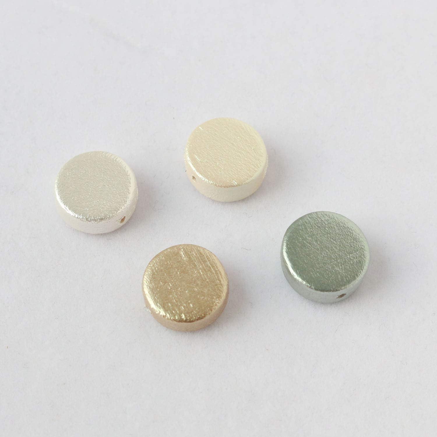 日本紐釦貿易 ウッドパール ラウンド φ13mm シルバー A23-1S (ご注文単位1束)【直送品】