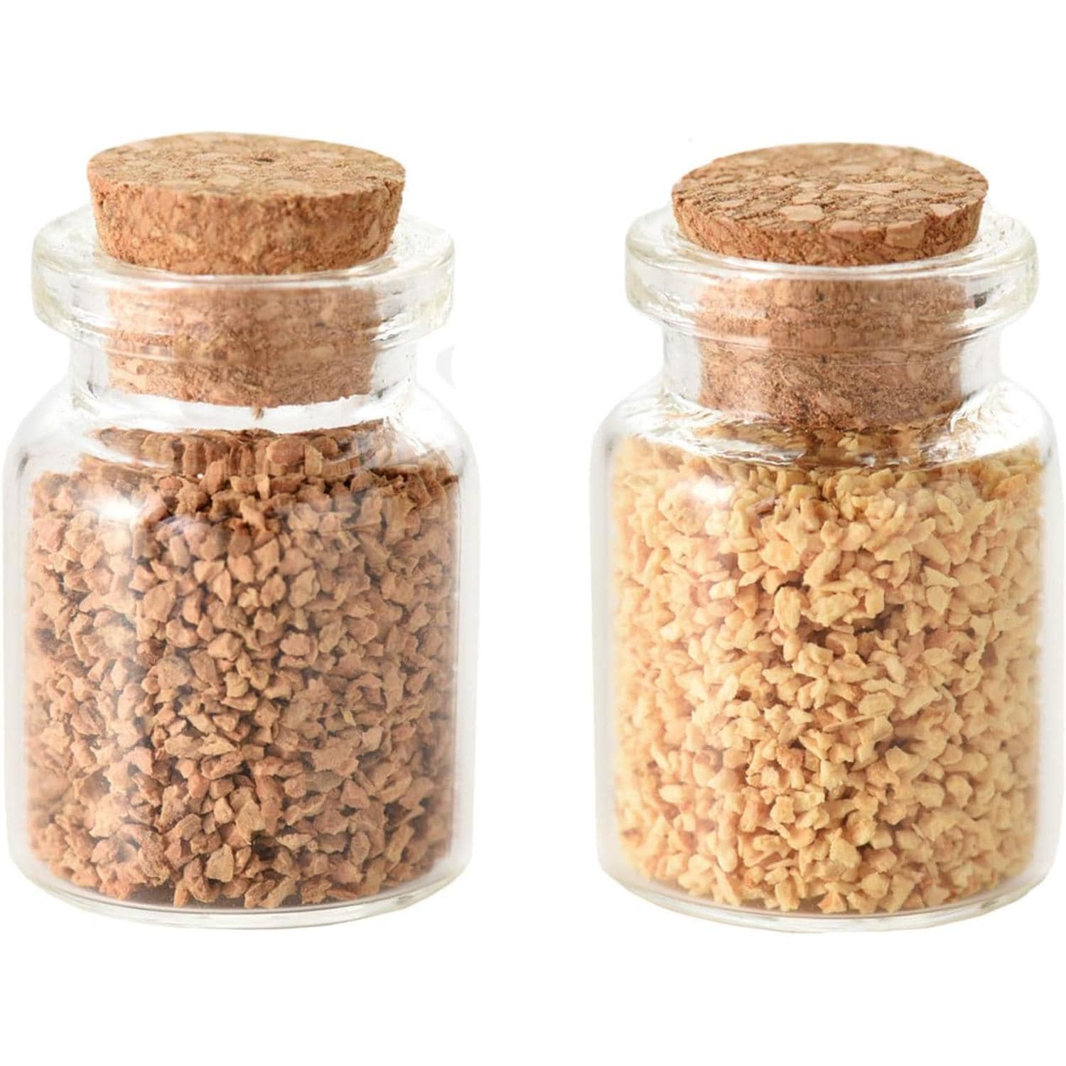 日本紐釦貿易 デコパーツ コルク風パウダー 2色セット 1個約0.3g T10-C （ご注文単位1セット）【直送品】