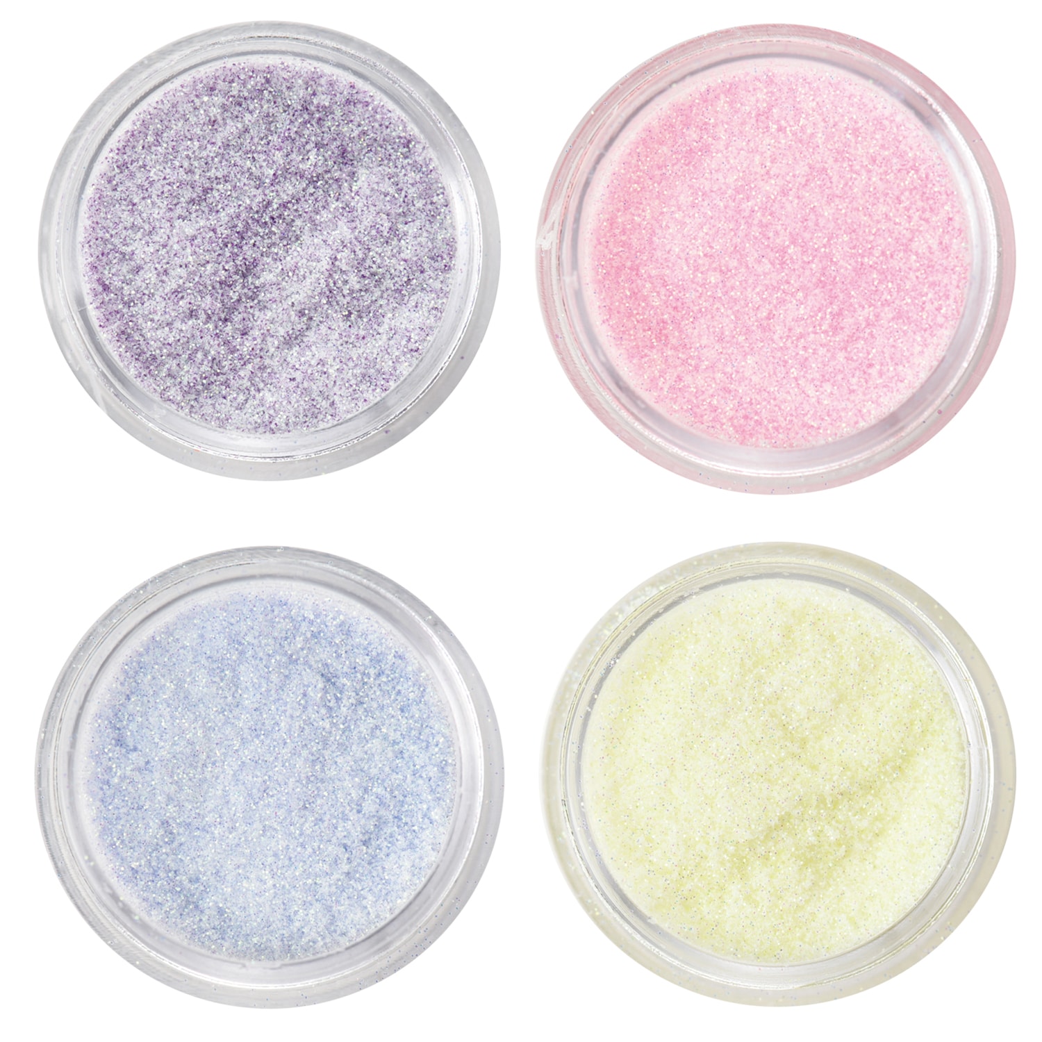 日本紐釦貿易 レジン用デコパーツ シュガー風パウダー 4色セット 1個約0.4g T10-H （ご注文単位1セット）【直送品】