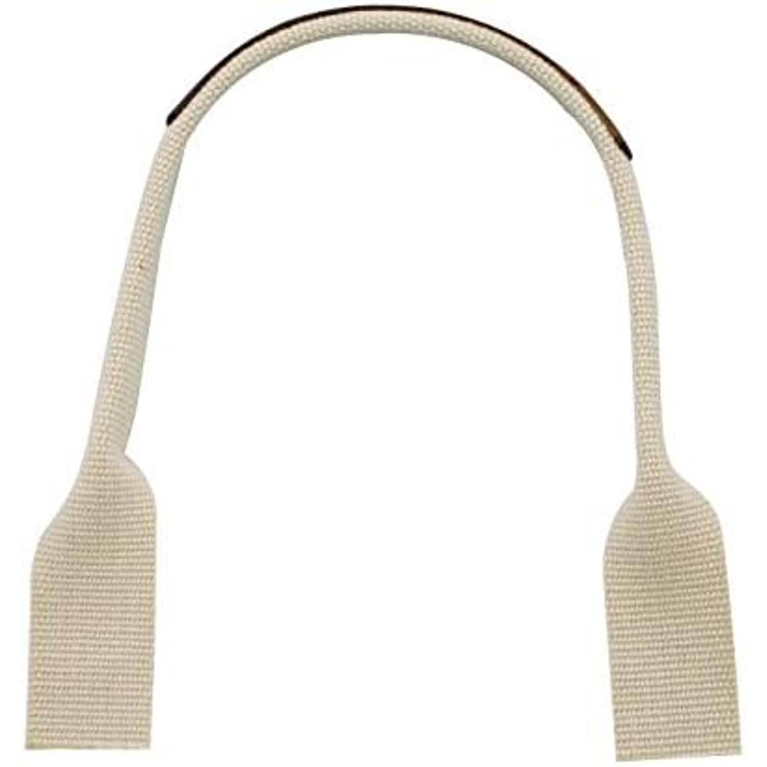 日本紐釦貿易 アクリル持手 本皮パーツ付 42cm 2本 KT30-W （ご注文単位1組）【直送品】