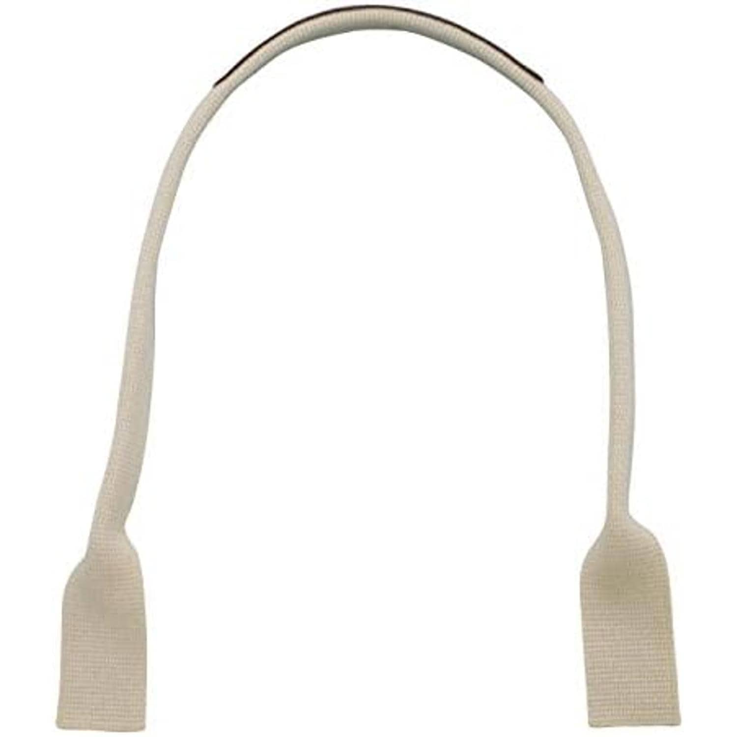 日本紐釦貿易 アクリル持手 本皮パーツ付 60cm 2本 KT42-W （ご注文単位1組）【直送品】