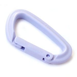 日本紐釦貿易 Y.K.K プラスチックカラビナ パステルパープル 1個 IN55-268 (ご注文単位1束)【直送品】