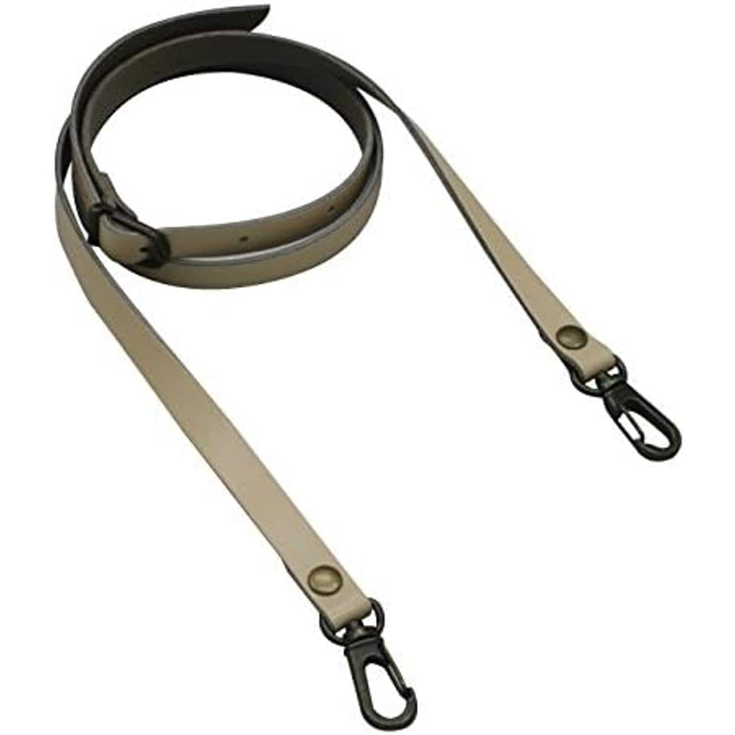 日本紐釦貿易 本革ショルダー持手 撥水加工 1.2cm巾 KT60-W (ご注文単位1本)【直送品】