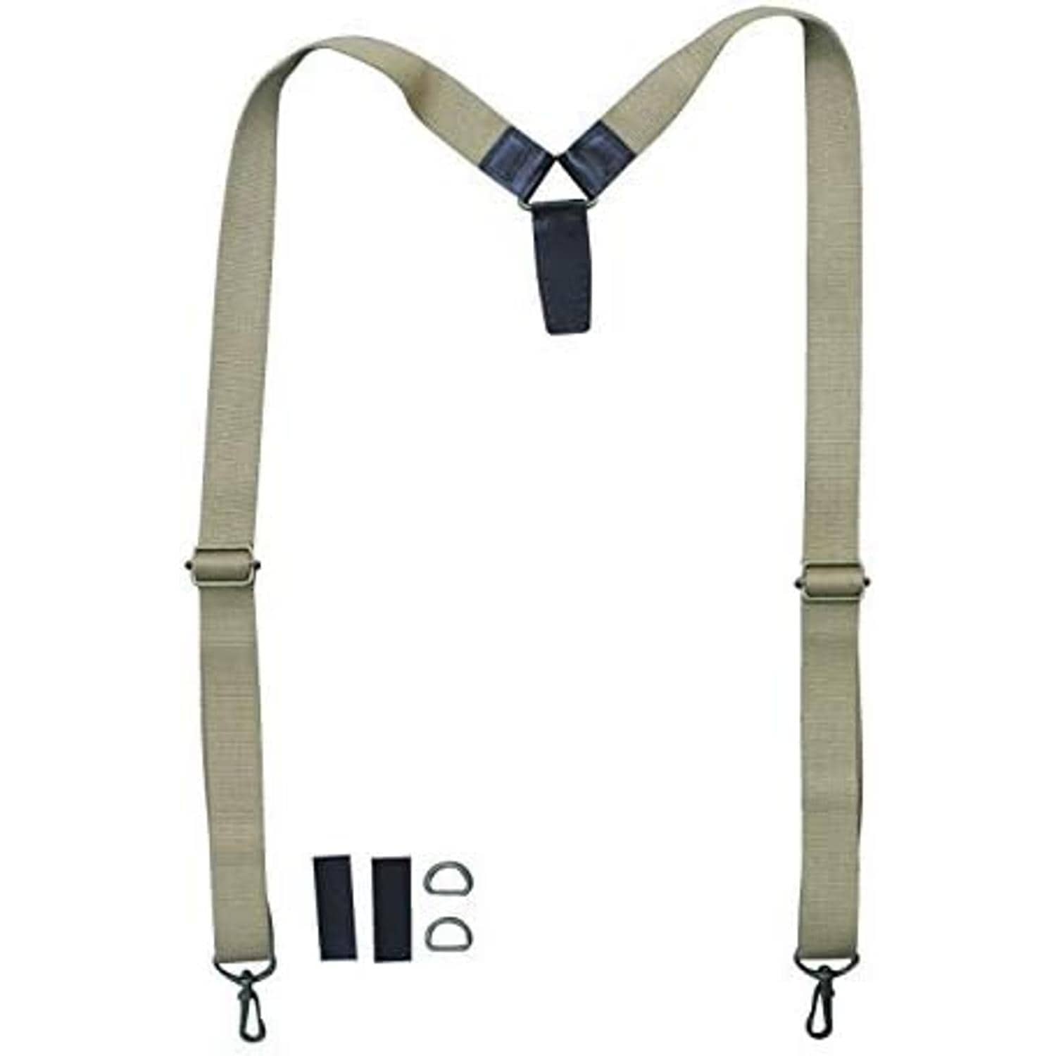 日本紐釦貿易 本革持手バーバリー織リュックタイプ 巾2.5cm KT71-E （ご注文単位1本）【直送品】