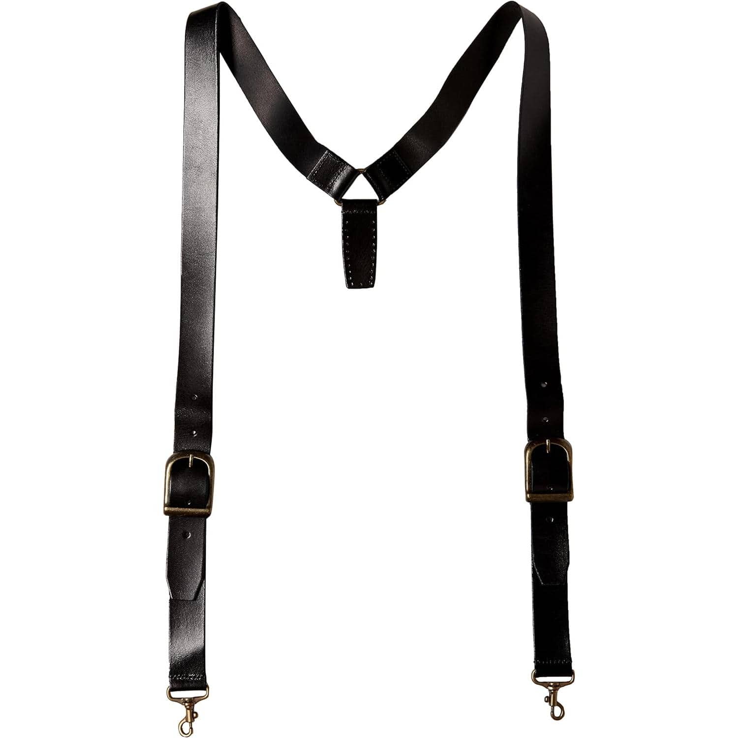 日本紐釦貿易 本革防水加工持ち手 リュックタイプ1本入り 2.5cm巾 黒 KT72-B (ご注文単位1本)【直送品】