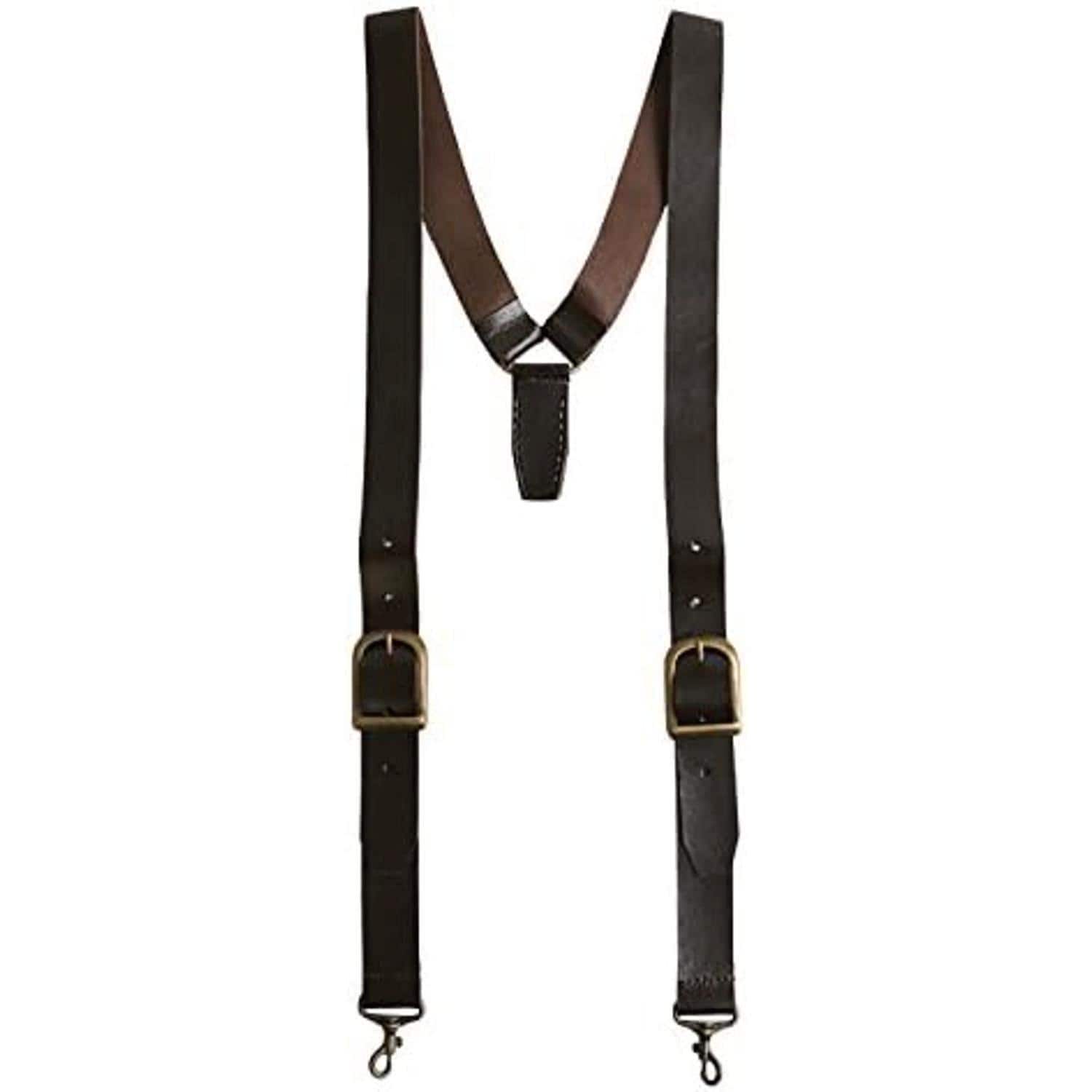 日本紐釦貿易 本革防水加工持ち手 リュックタイプ1本入り 2.5cm巾 チョコ KT72-C (ご注文単位1本)【直送品】