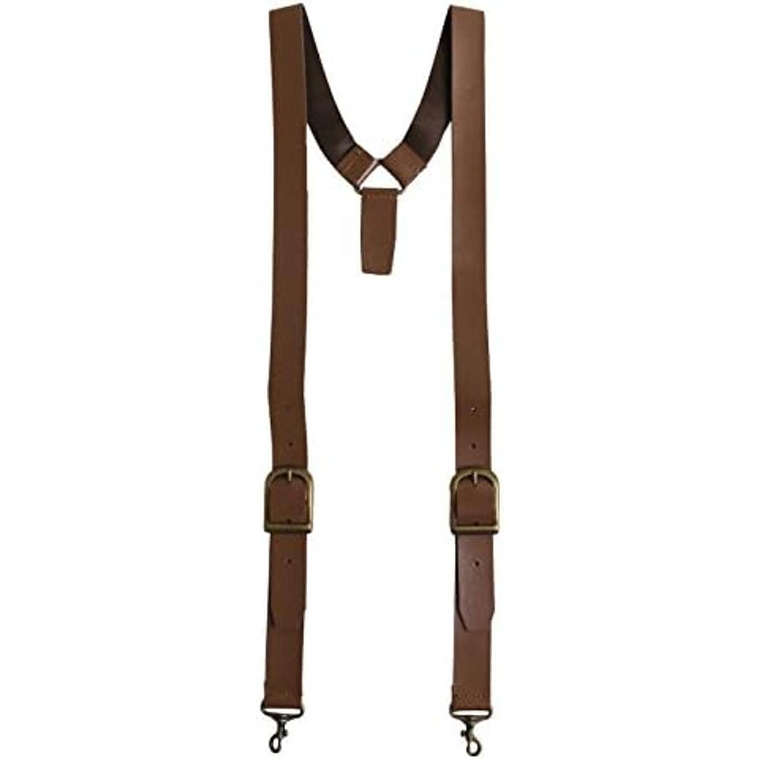 日本紐釦貿易 本革防水加工持ち手 リュックタイプ1本入り 2.5cm巾 赤茶 KT72-A (ご注文単位1本)【直送品】