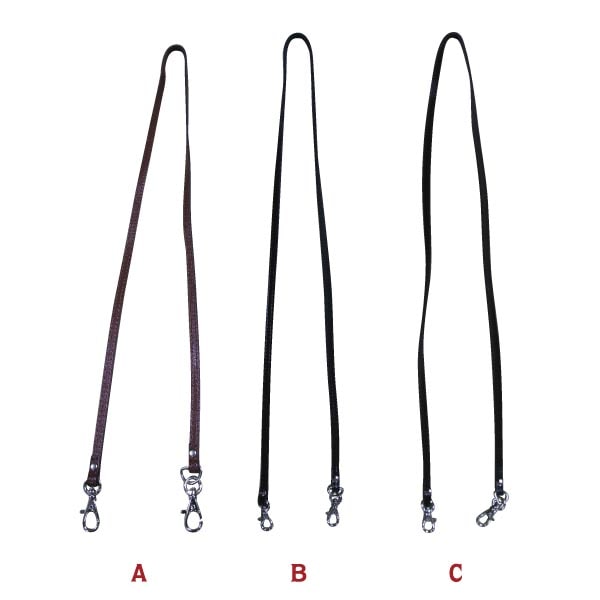 日本紐釦貿易 本革ネックストラップ 90cm KT74-WR (ご注文単位1組)【直送品】