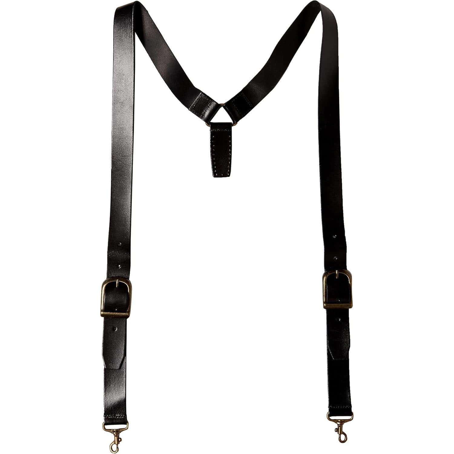 日本紐釦貿易 本革ストラップ 24cm 黒 KT75-B (ご注文単位1本)【直送品】