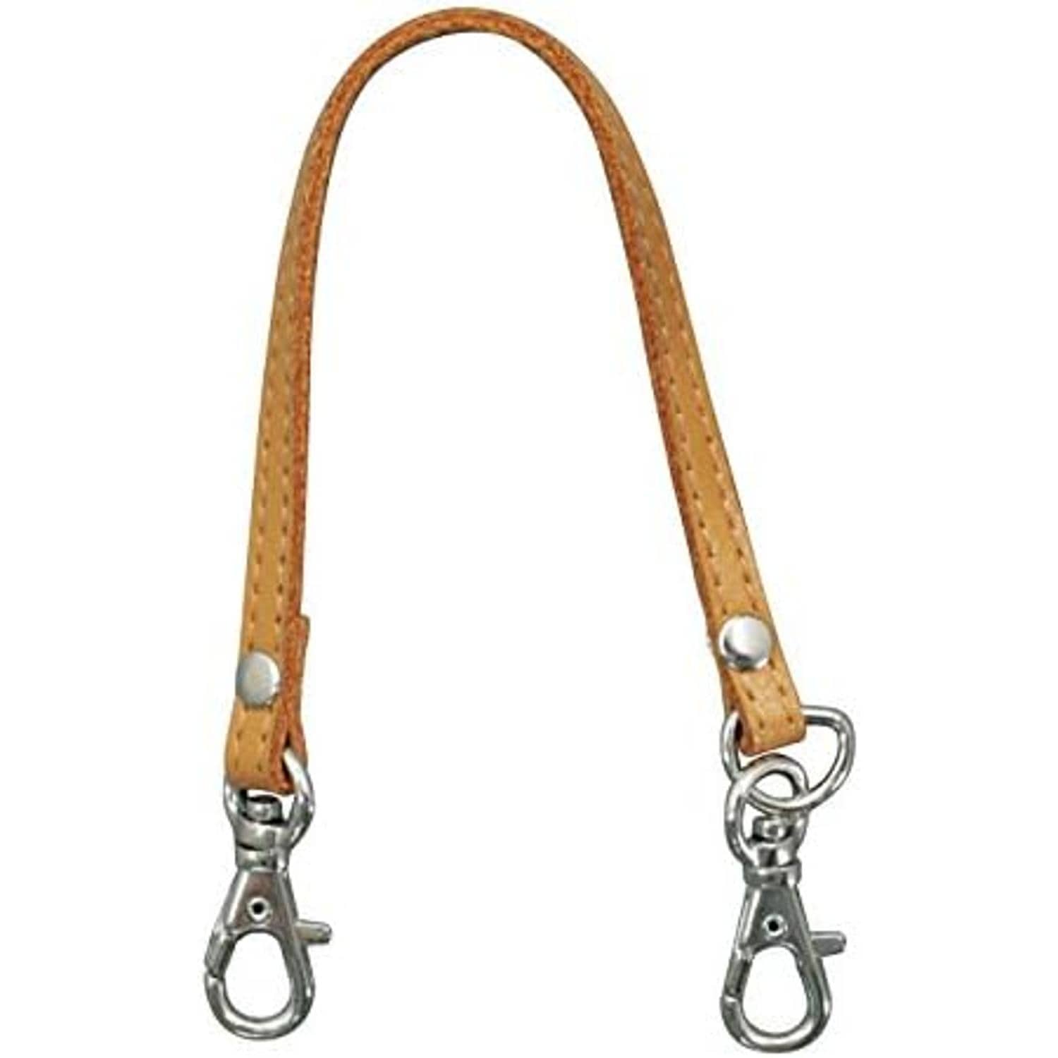 日本紐釦貿易 本革ストラップ 24cm キャメル KT75-Y （ご注文単位1本）【直送品】