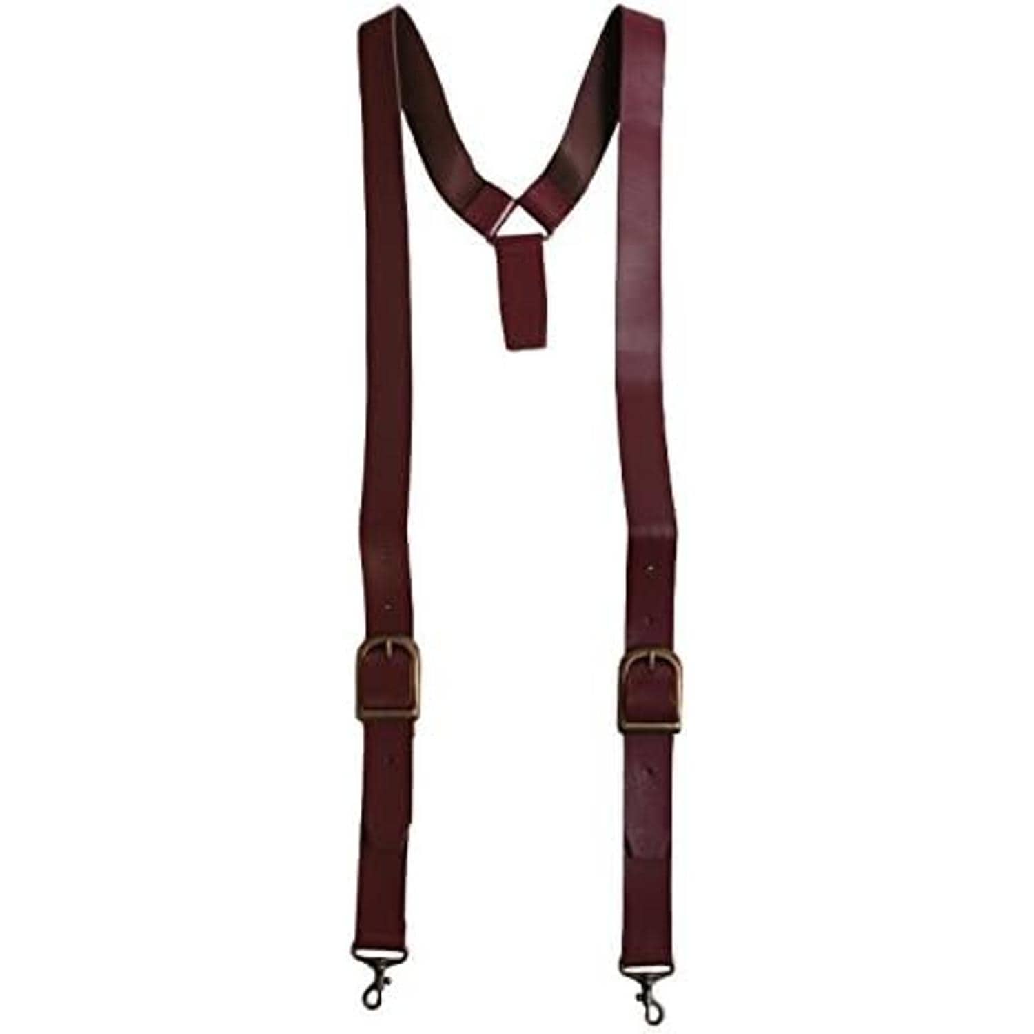 日本紐釦貿易 本革ストラップ 24cm ワインレッド KT75-WR （ご注文単位1本）【直送品】