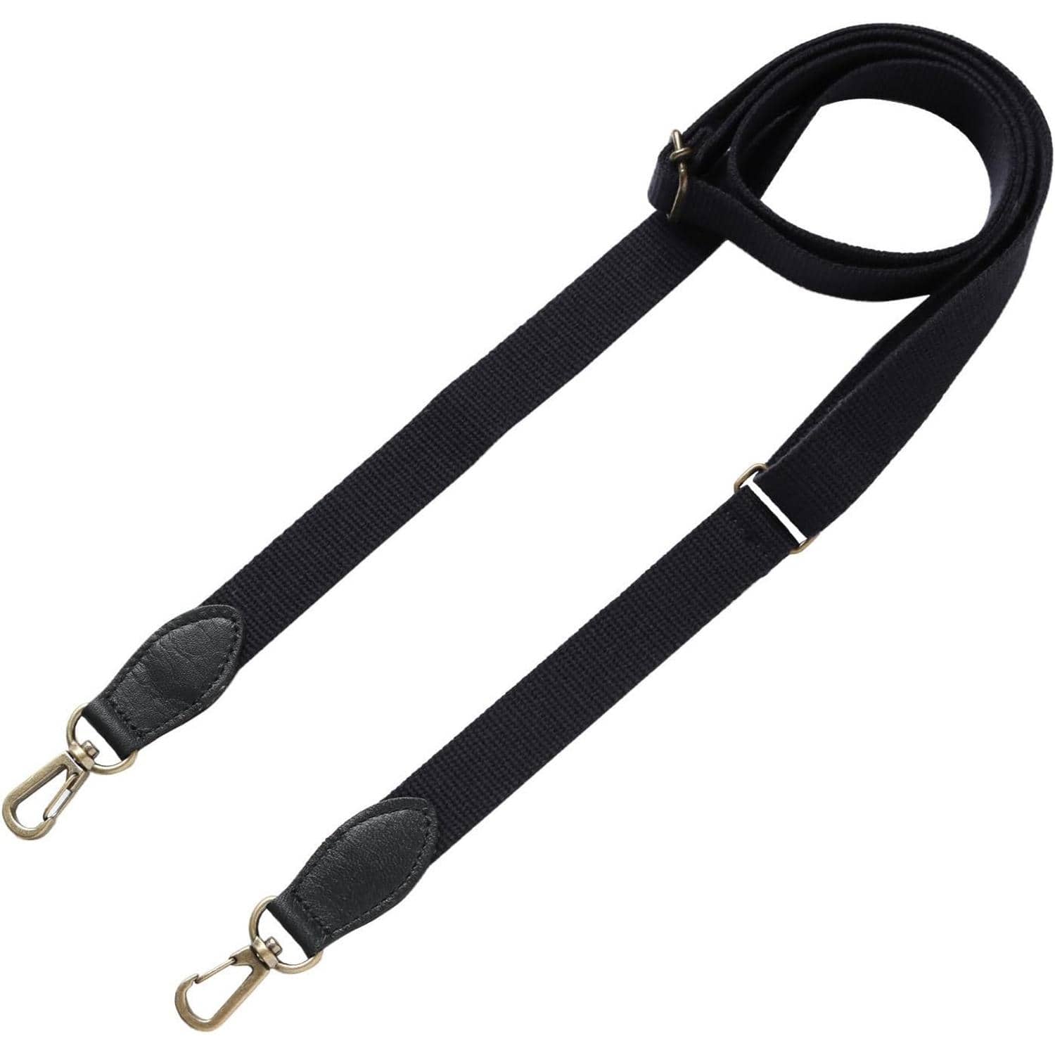 日本紐釦貿易 レザーコンビショルダー 巾20mm 本革パーツ付 KT86-B （ご注文単位1本）【直送品】