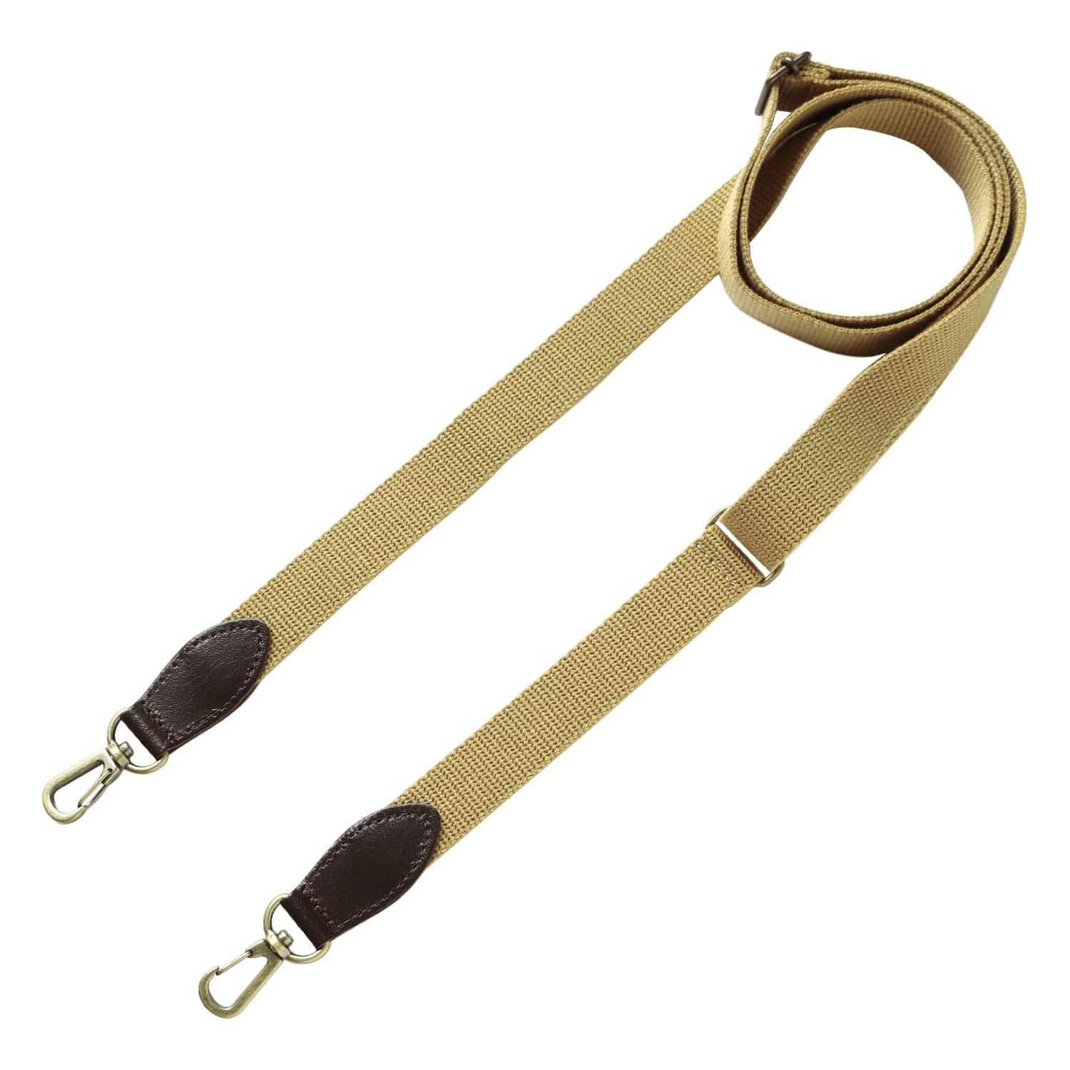 日本紐釦貿易 レザーコンビショルダー 巾20mm 本革パーツ付 KT86-E （ご注文単位1本）【直送品】