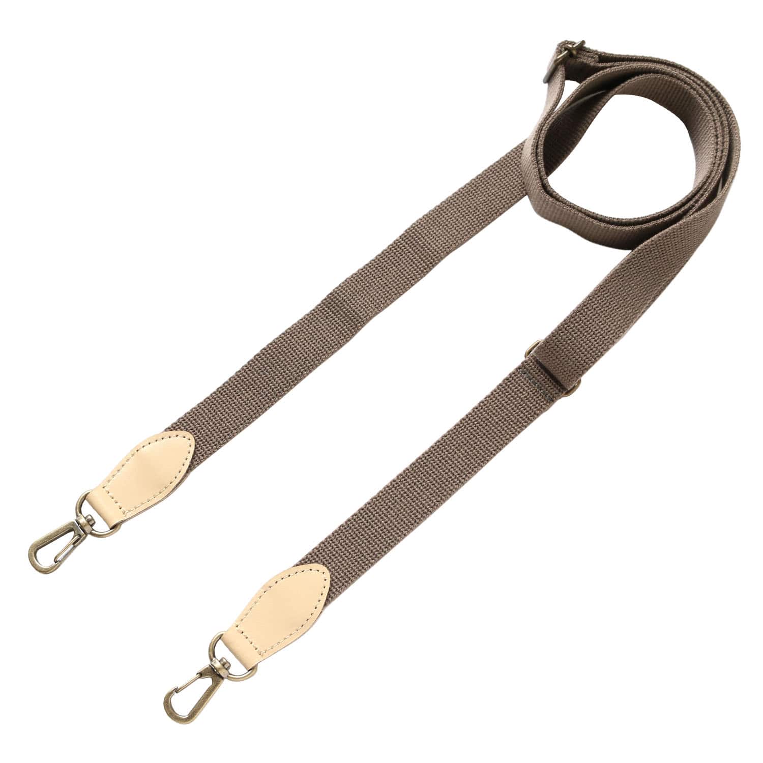 日本紐釦貿易 レザーコンビショルダー 巾20mm 本革パーツ付 KT86-S (ご注文単位1本)【直送品】