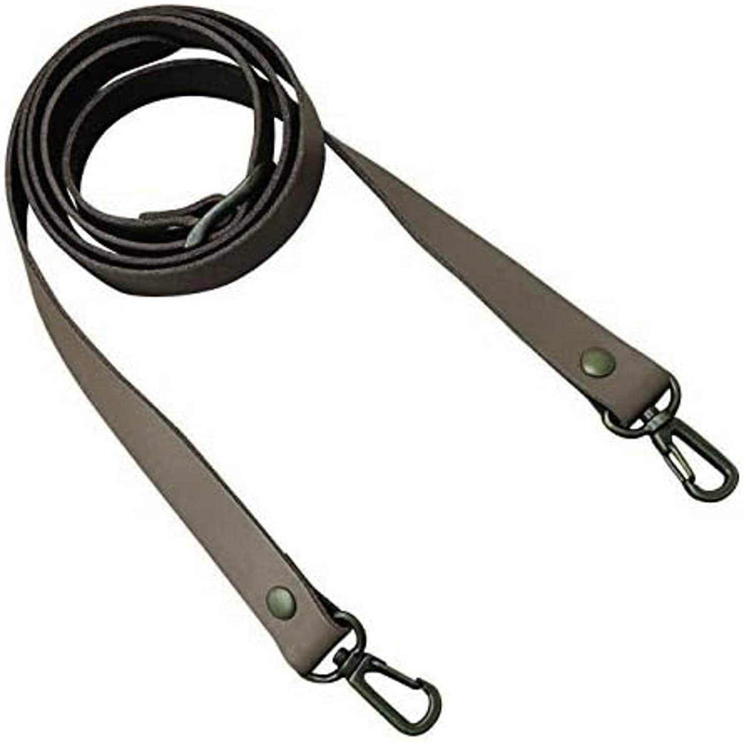 日本紐釦貿易 本革ショルダー持手 撥水加工 グレー 18mm巾 1組入 KT59-S (ご注文単位1本)【直送品】