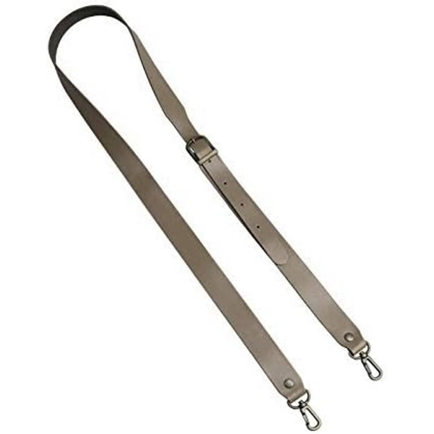 日本紐釦貿易 本革ショルダー持手 撥水加工 グレー 25mm巾 1組入 KT63-S (ご注文単位1本)【直送品】