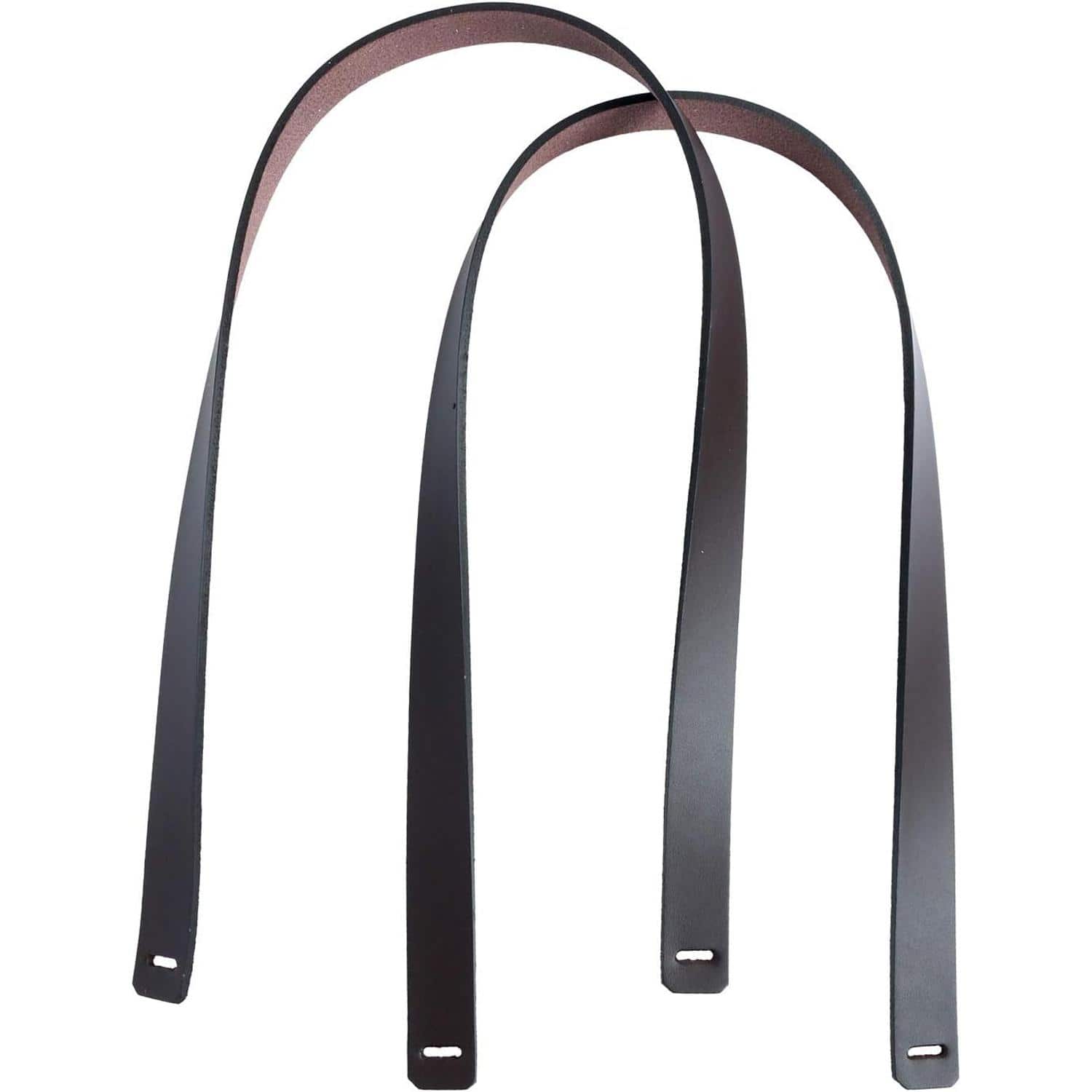 日本紐釦貿易 本革持ち手 チョコ 17mmx59.5cm 1組 KT91-C (ご注文単位1組)【直送品】