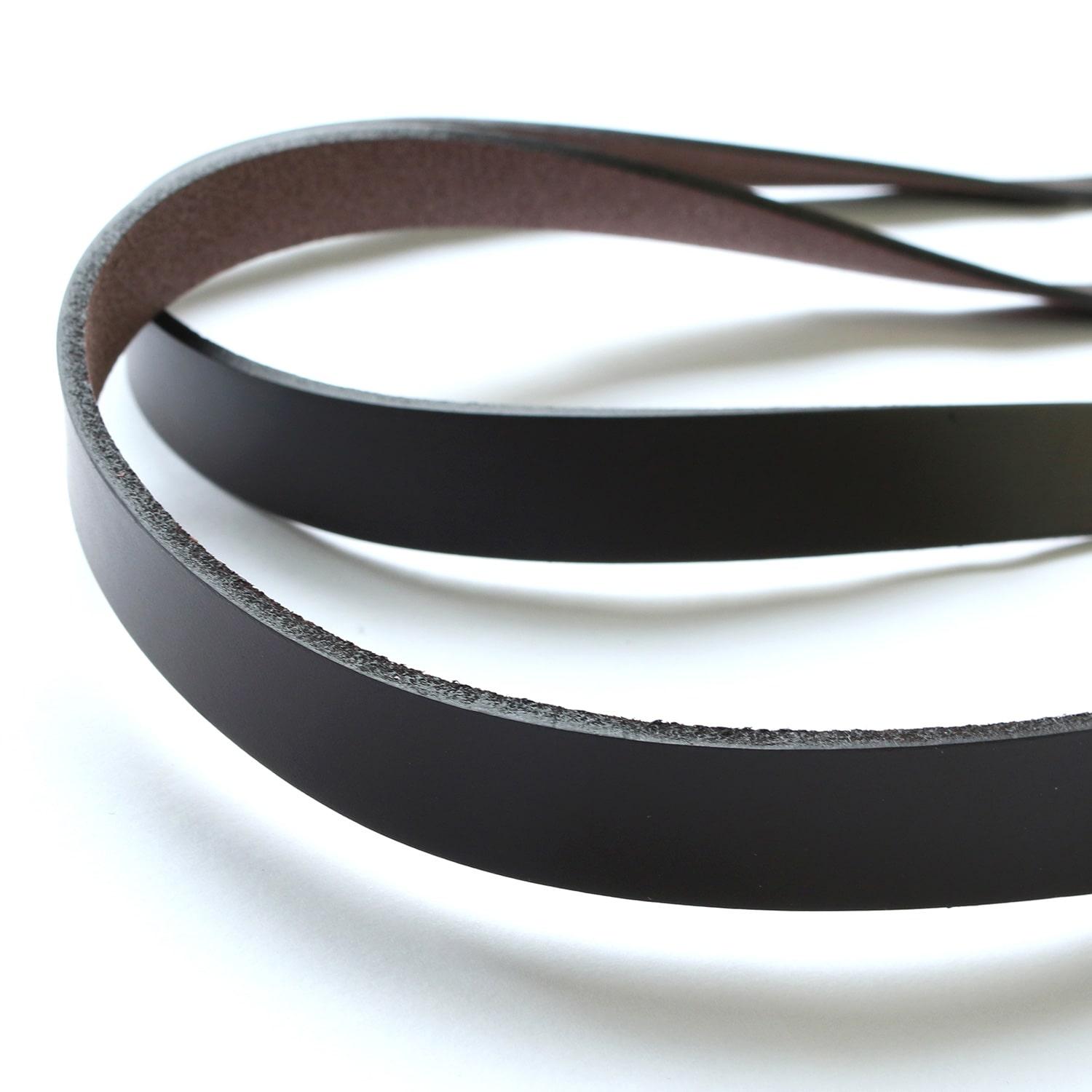 日本紐釦貿易 本革持ち手 チョコ 17mmx59.5cm 1組 KT91-C (ご注文単位1組)【直送品】