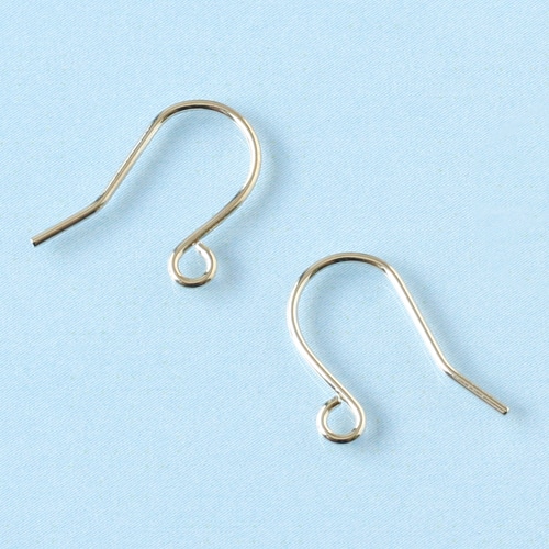 日本紐釦貿易 ニッケルフリー フックピアス 10組 ゴールド KE1502-G （ご注文単位1束）【直送品】