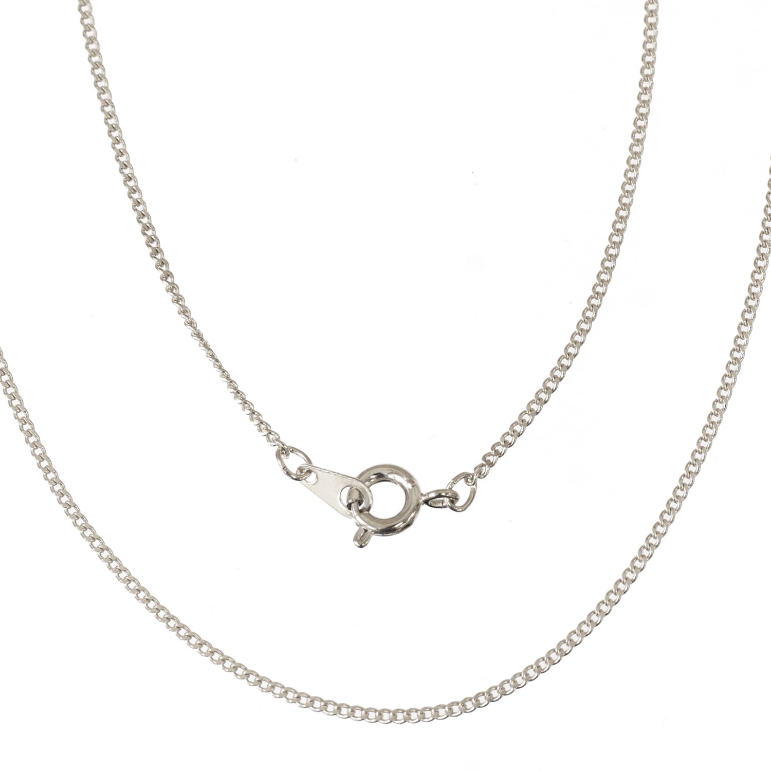 日本紐釦貿易 ニッケルフリー ネックレスチェーン 喜平チェーン 5本 シルバー KE1506-S （ご注文単位1束）【直送品】