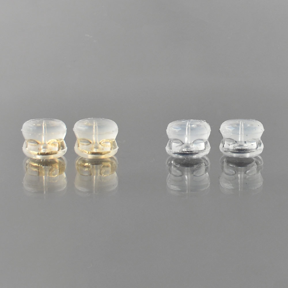 日本紐釦貿易 ダブルキャッチ ピアスキャッチ 溝付 大 ダイヤ型 20組 ゴールド KE1508-G-20 (ご注文単位1束)【直送品】