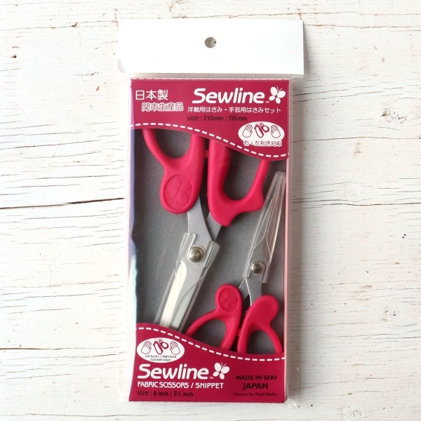 日本紐釦貿易 Sewline ソーライン210mmはさみ大小2丁 + カリスマペン マルチデザインペーパーセット (ご注文単位1セット)【直送品】
