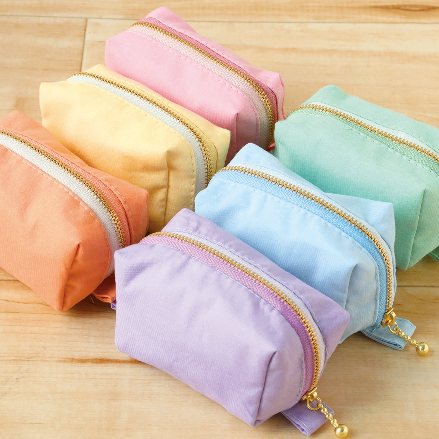 日本紐釦貿易 Y.K.K 玉付きファスナー コンビカラー 金具ゴールド 6本セット 14cm (ご注文単位1束)【直送品】