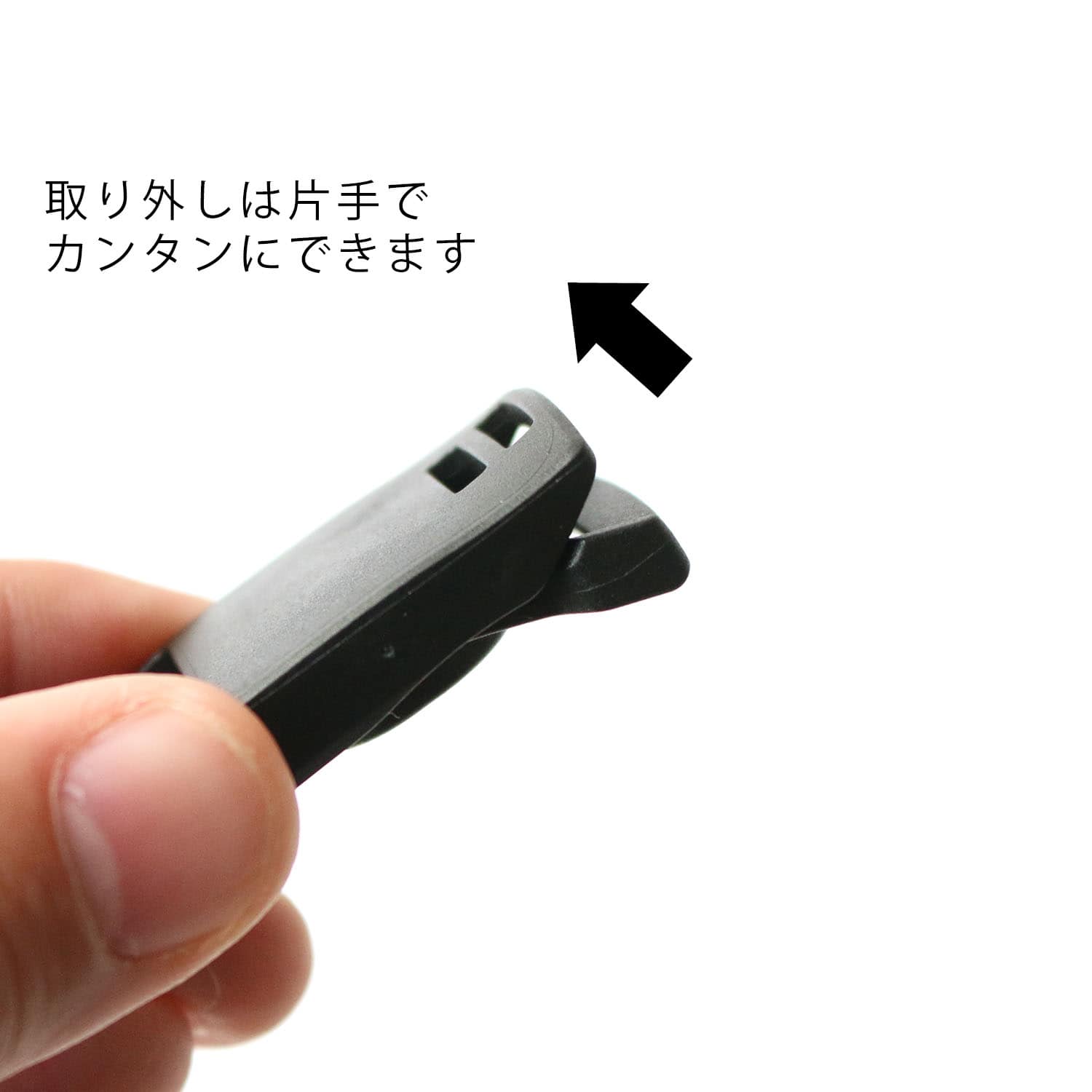 日本紐釦貿易 Y.K.K フックマグネット式バックルパーツ 黒 20mm幅対応 LB20MX-580 （ご注文単位1個）【直送品】