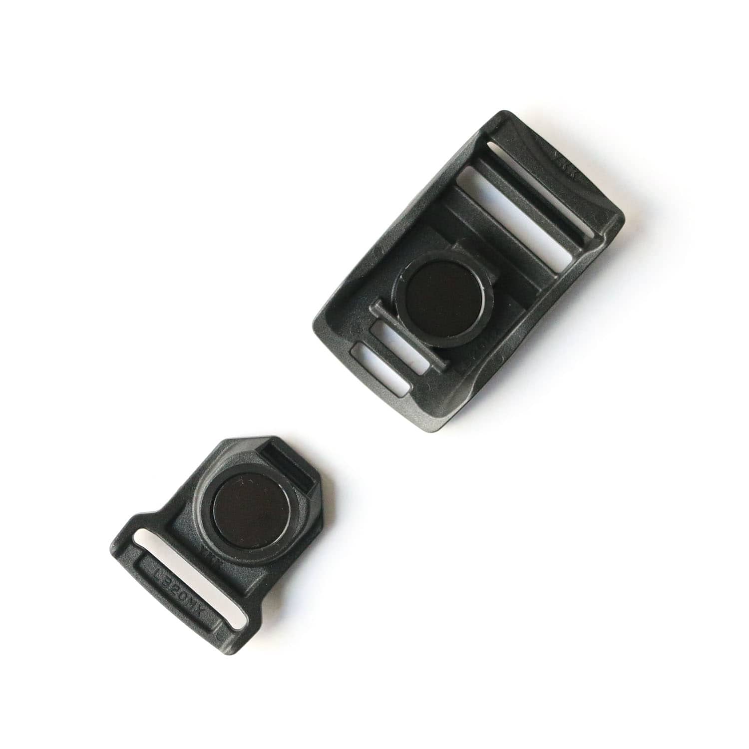 日本紐釦貿易 Y.K.K フックマグネット式バックルパーツ 黒 20mm幅対応 LB20MX-580 （ご注文単位1個）【直送品】