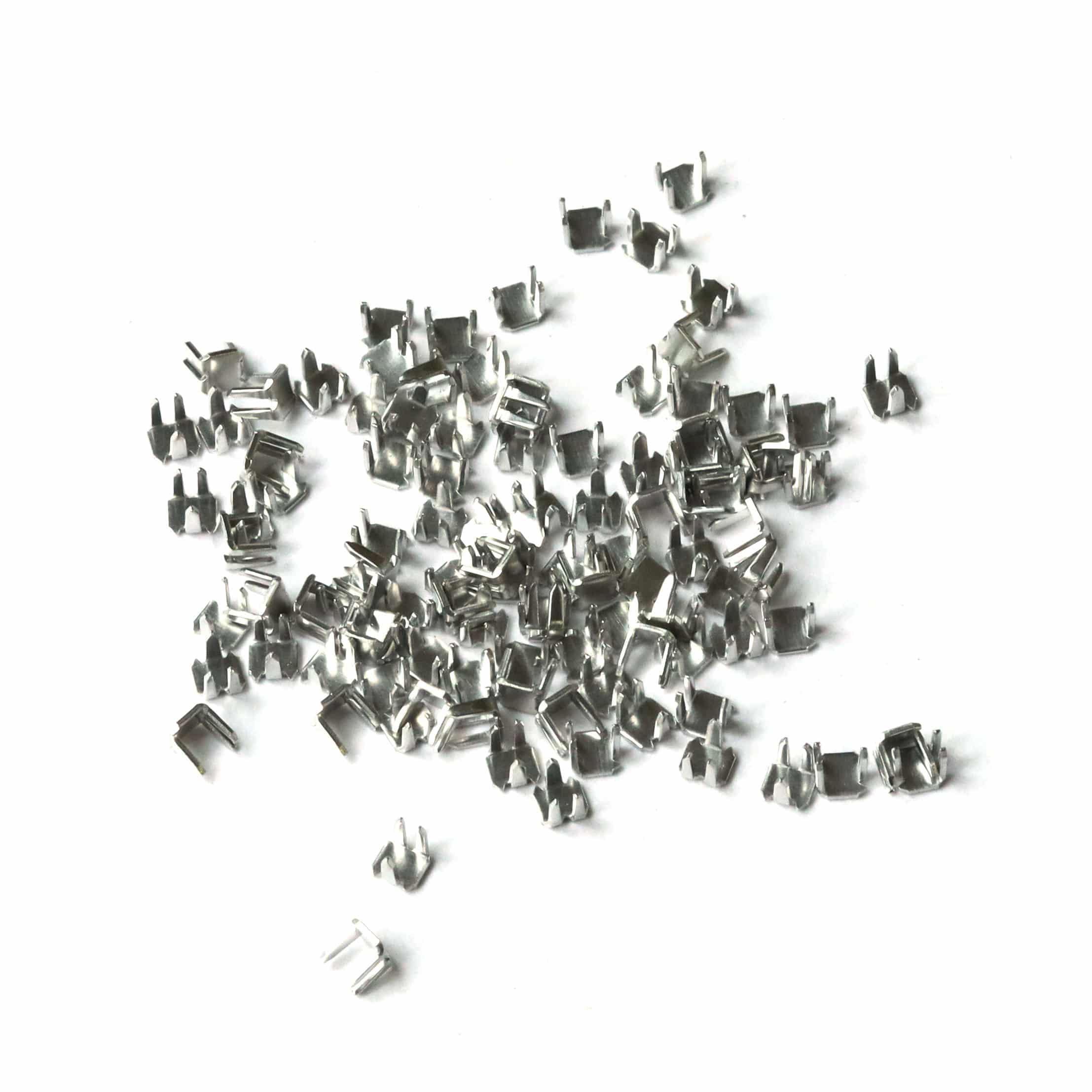 日本紐釦貿易 Y.K.K ファスナー用止め金具 上止めパーツ 50組入 コイル・ビスロン ニッケル 3号対応 F2-216 （ご注文単位1束）【直送品】