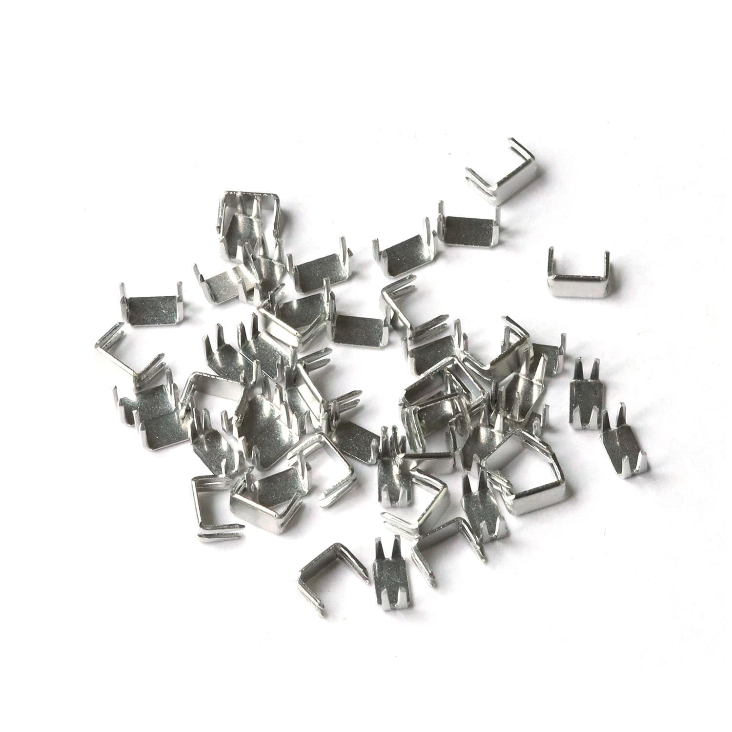 日本紐釦貿易 Y.K.K ファスナー用止め金具 下止めパーツ 50個入 コイルファスナー用/3号対応 ニッケル F2-226 （ご注文単位1束）【直送品】