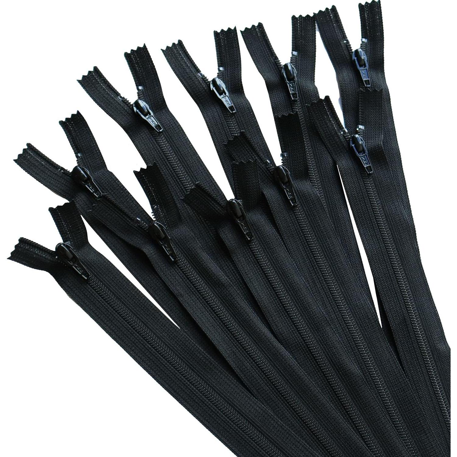 日本紐釦貿易 Y.K.K フラットニットファスナー 40cm 同色10本入り col.580 FN40-580 （ご注文単位1束）【直送品】