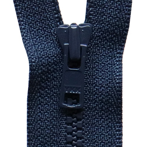 日本紐釦貿易 Y.K.K ビスロンオープンファスナー 40cm 同色3本入 col.560 紺 3VS40-560 (ご注文単位1束)【直送品】