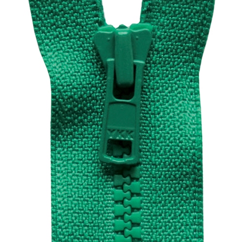 日本紐釦貿易 Y.K.K ビスロンオープンファスナー 40cm 同色3本入 col.540 緑 3VS40-540 (ご注文単位1束)【直送品】