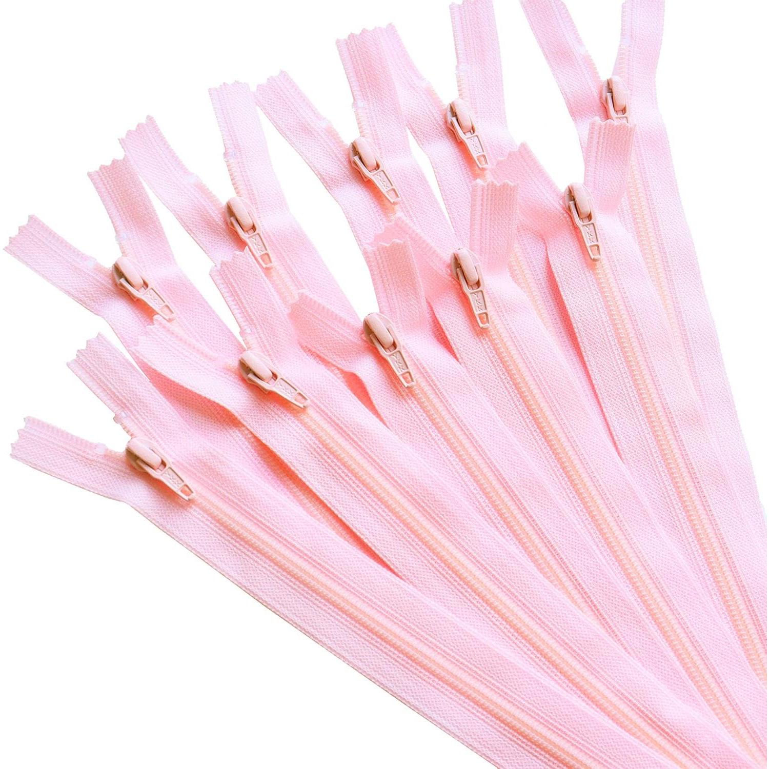 日本紐釦貿易 Y.K.K フラットニットファスナー 40cm 同色10本入り col.512 FN40-512 （ご注文単位1束）【直送品】