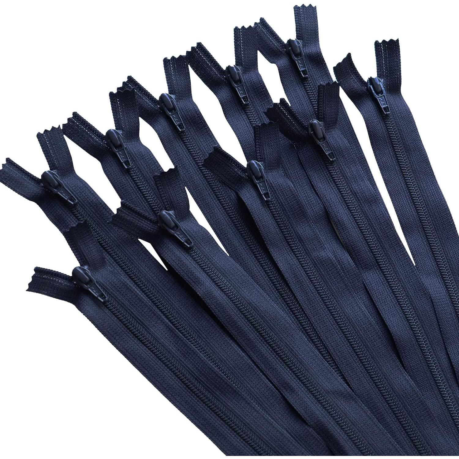 日本紐釦貿易 Y.K.K フラットニットファスナー 40cm 同色10本入り col.560 FN40-560 （ご注文単位1束）【直送品】