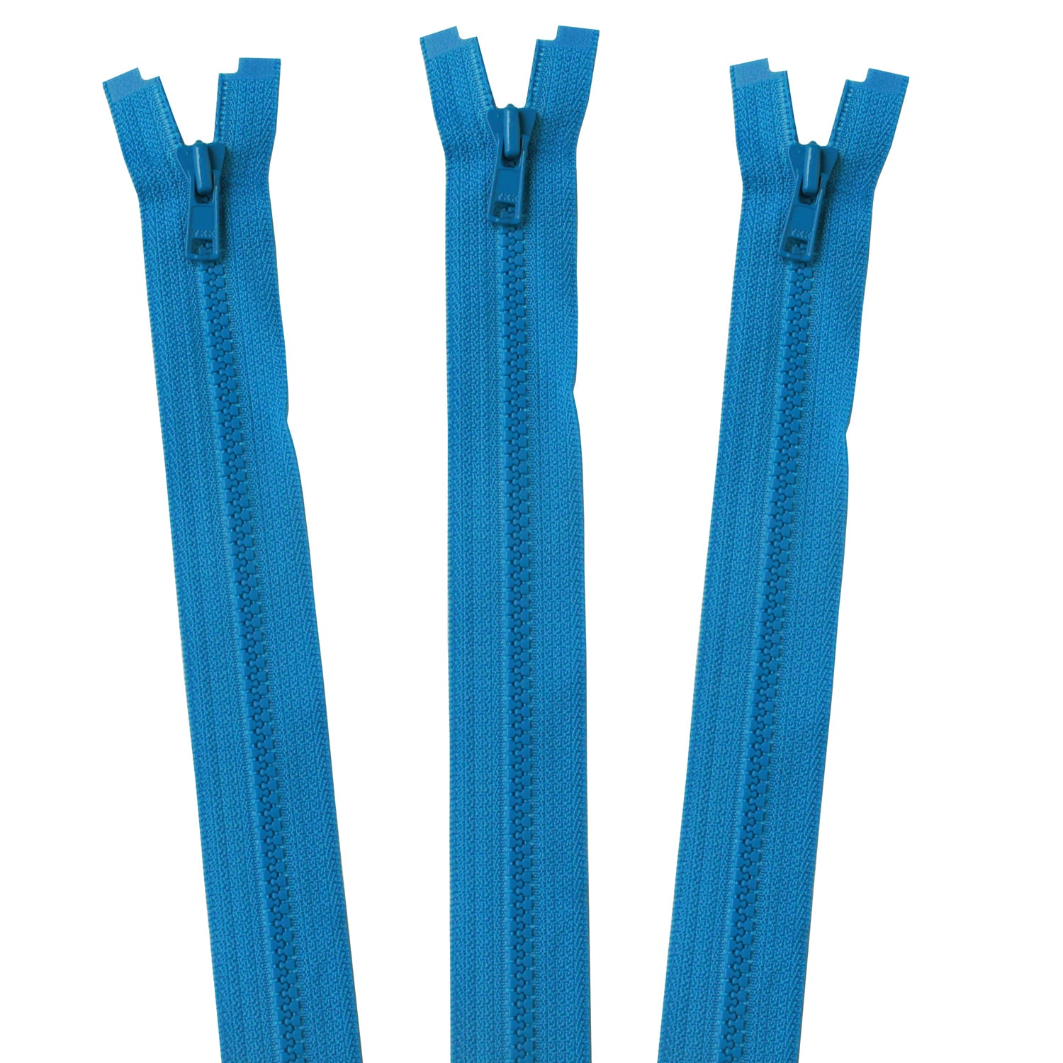 日本紐釦貿易 Y.K.K ビスロンオープンファスナー 40cm 同色3本入 col.550 ウルトラブルー 3VS40-550 （ご注文単位1束）【直送品】