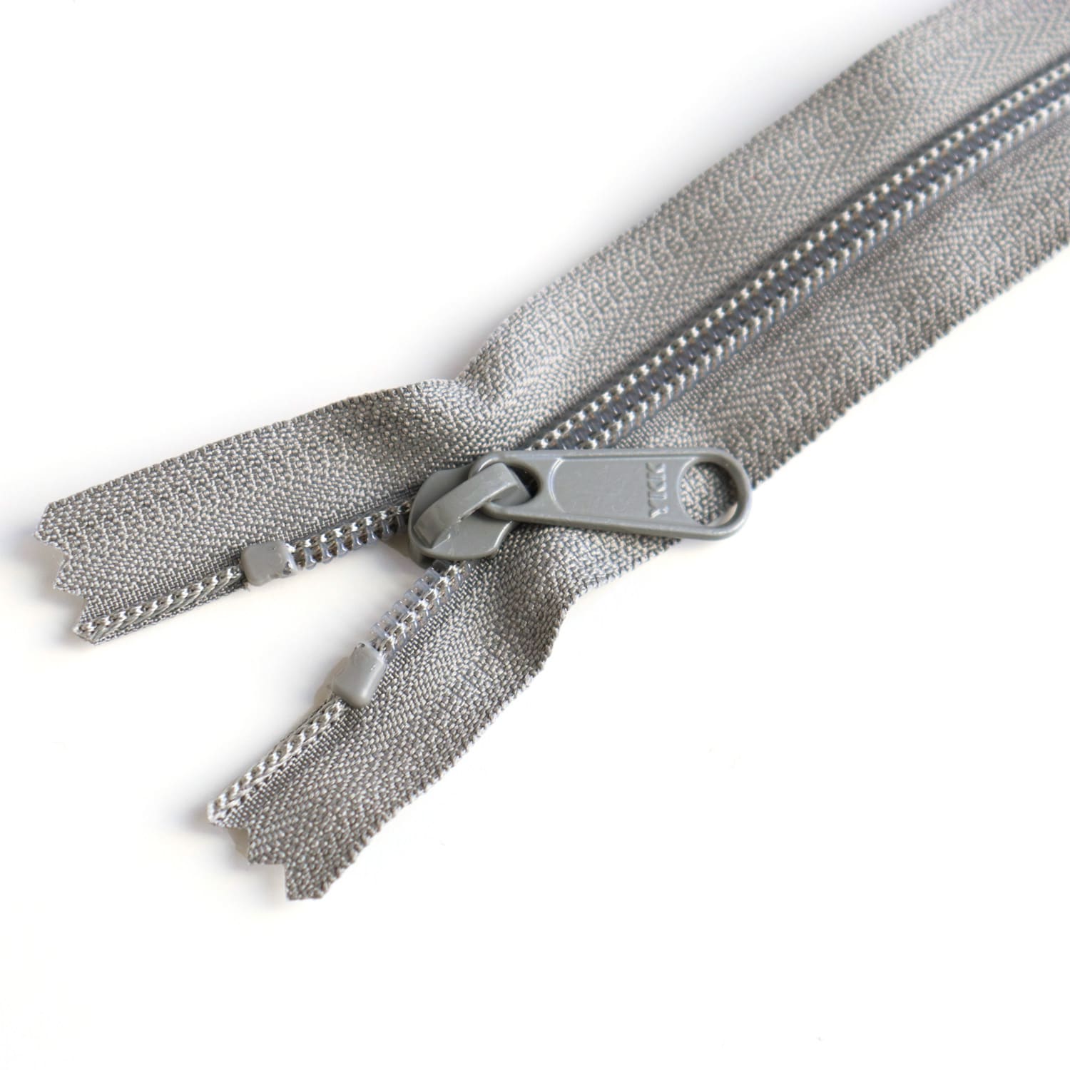 日本紐釦貿易 Y.K.K コイルファスナー 34cm 同色5本入り col.577 グレー 5CN34-577 （ご注文単位1束）【直送品】