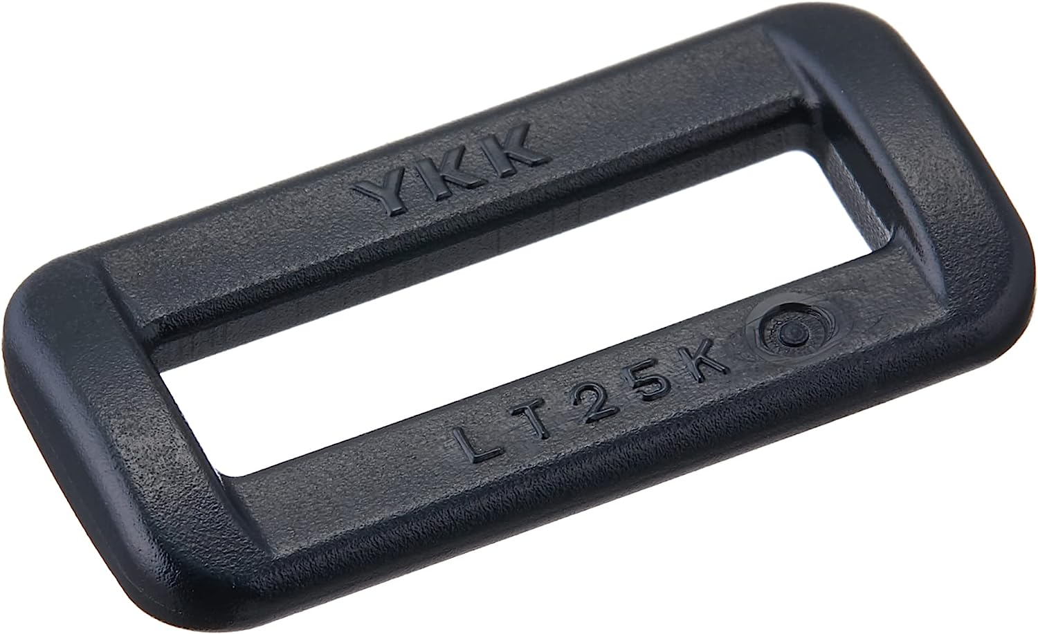 日本紐釦貿易 Y.K.K プラスチックパーツ プラパーツ 角カン 黒 26mm巾 2個入 LT25-580 (ご注文単位1枚)【直送品】