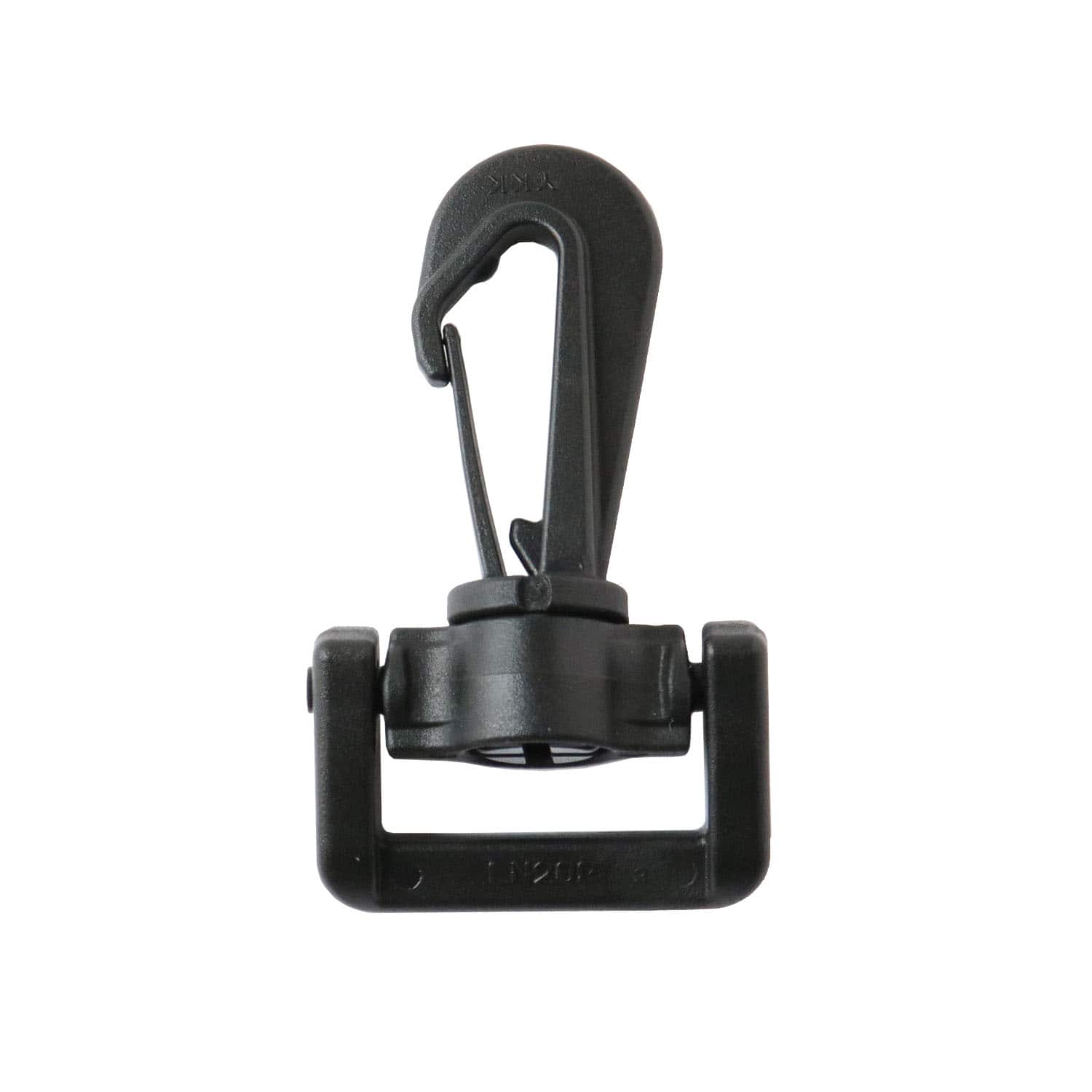 日本紐釦貿易 Y.K.K プラスチックパーツ プラパーツ ナスカン 黒 21mm巾 LN20-580 (ご注文単位1枚)【直送品】