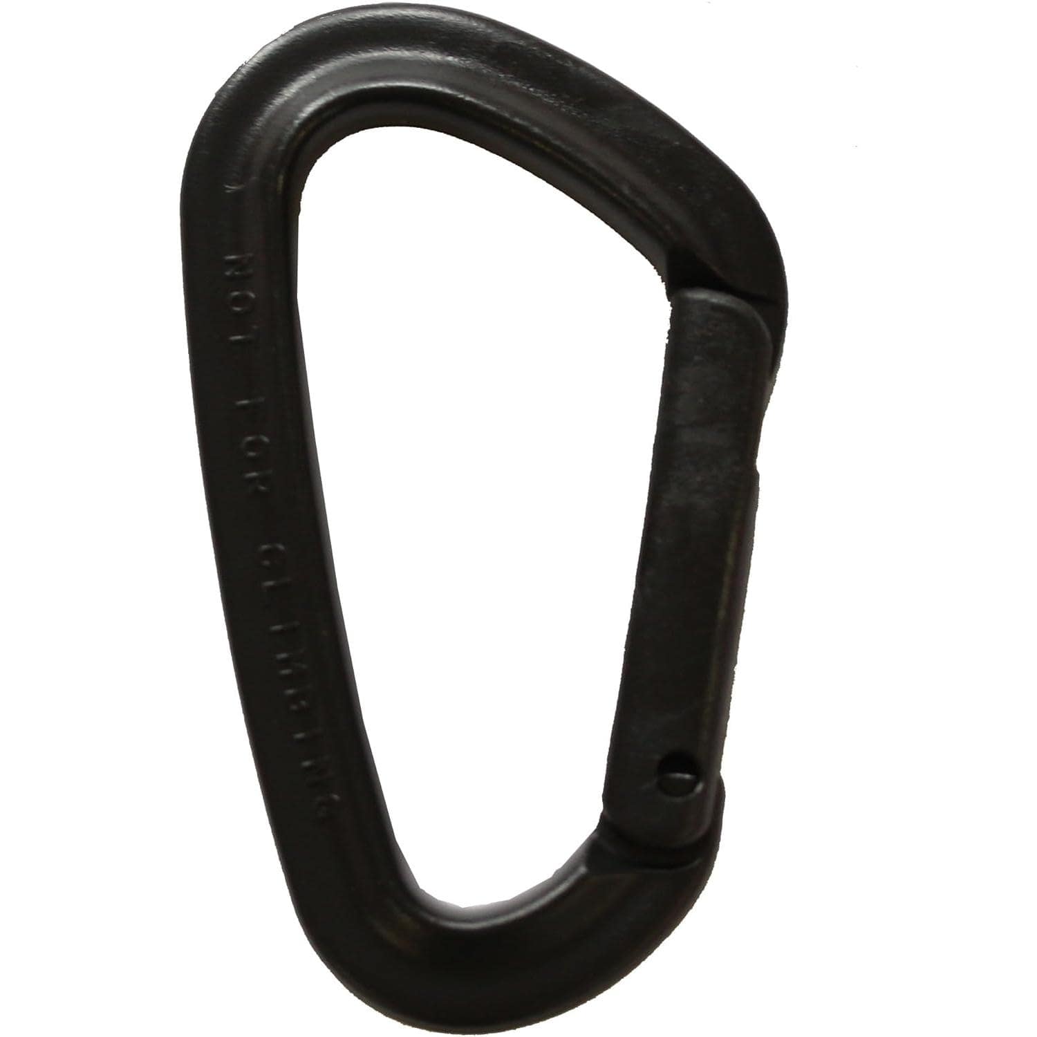 日本紐釦貿易 YKK 樹脂製カラビナ 4.3cm×6.5cm ブラック IN75-580 (ご注文単位1個)【直送品】