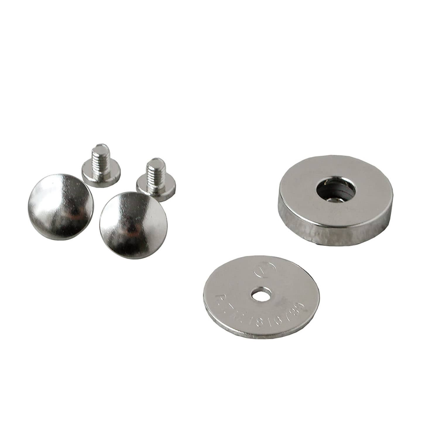 日本紐釦貿易 ネジ式マグネットボタン 3mmxφ14mm 10組入り M74-S (ご注文単位1束)【直送品】