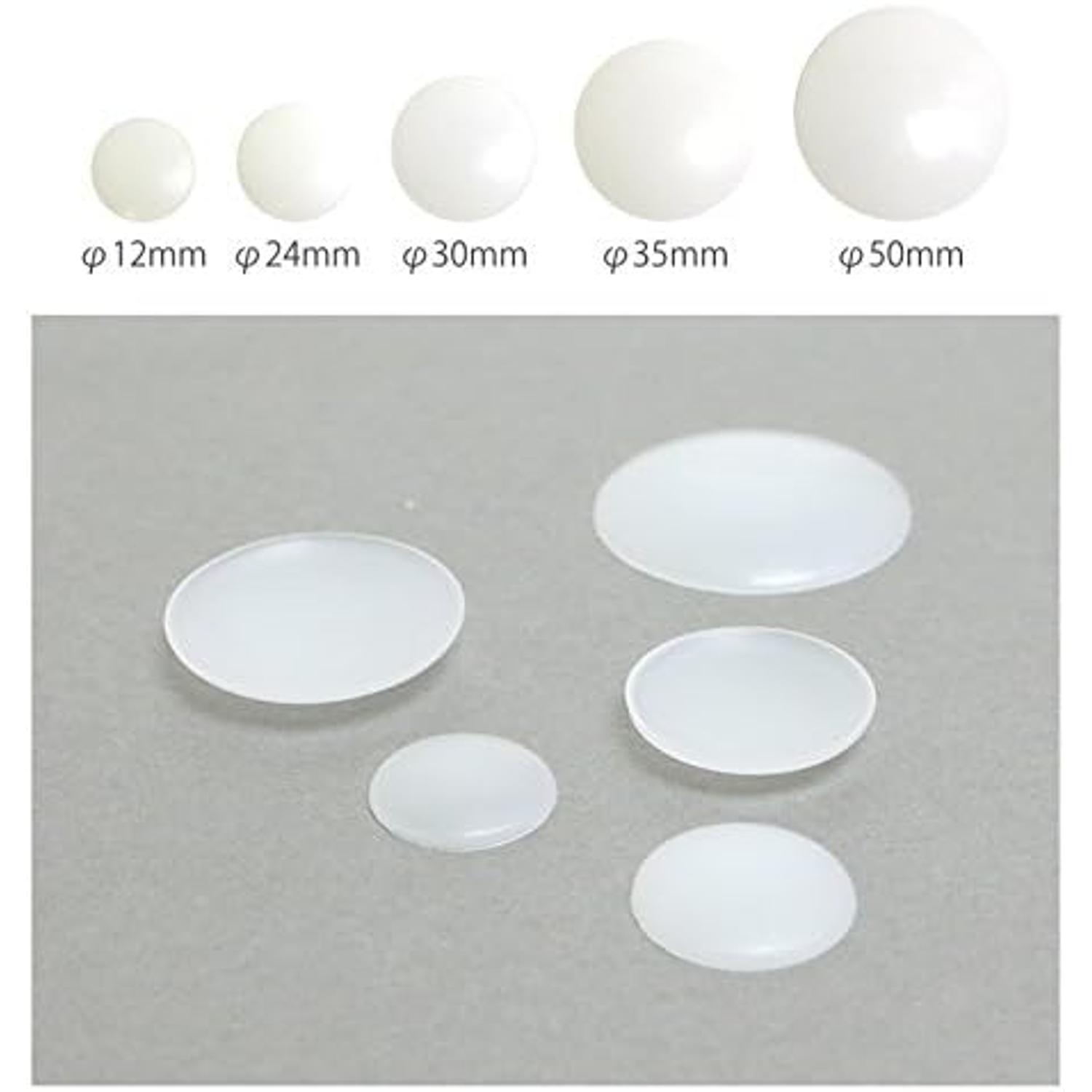 日本紐釦貿易 ナイロン製ツツミボタン くるみボタン φ50mm 10個入 CGN50 (ご注文単位1束)【直送品】