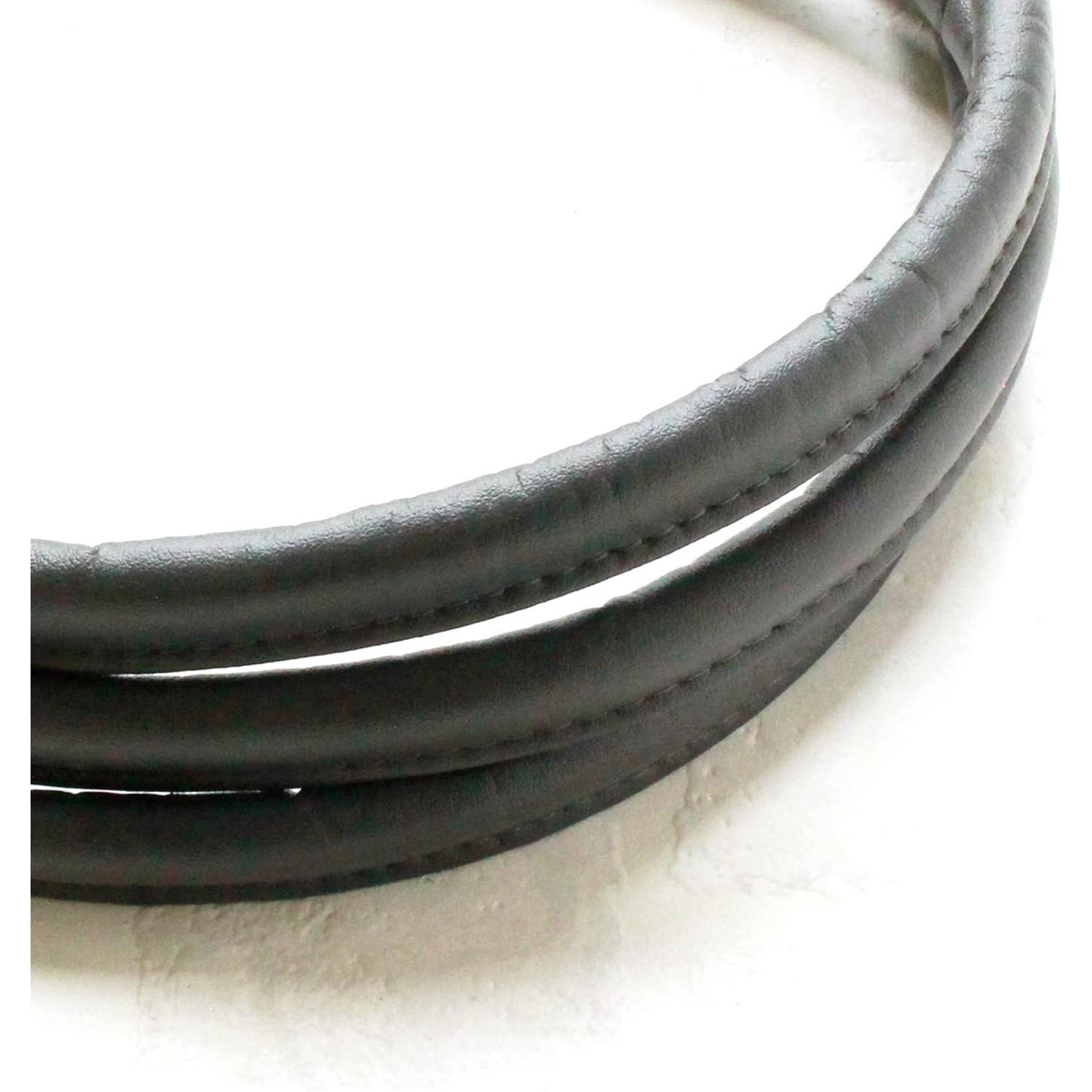 日本紐釦貿易 レザーステッチコード グレー 1.8mカット 1本入 SGM-ML16-S （ご注文単位1束）【直送品】