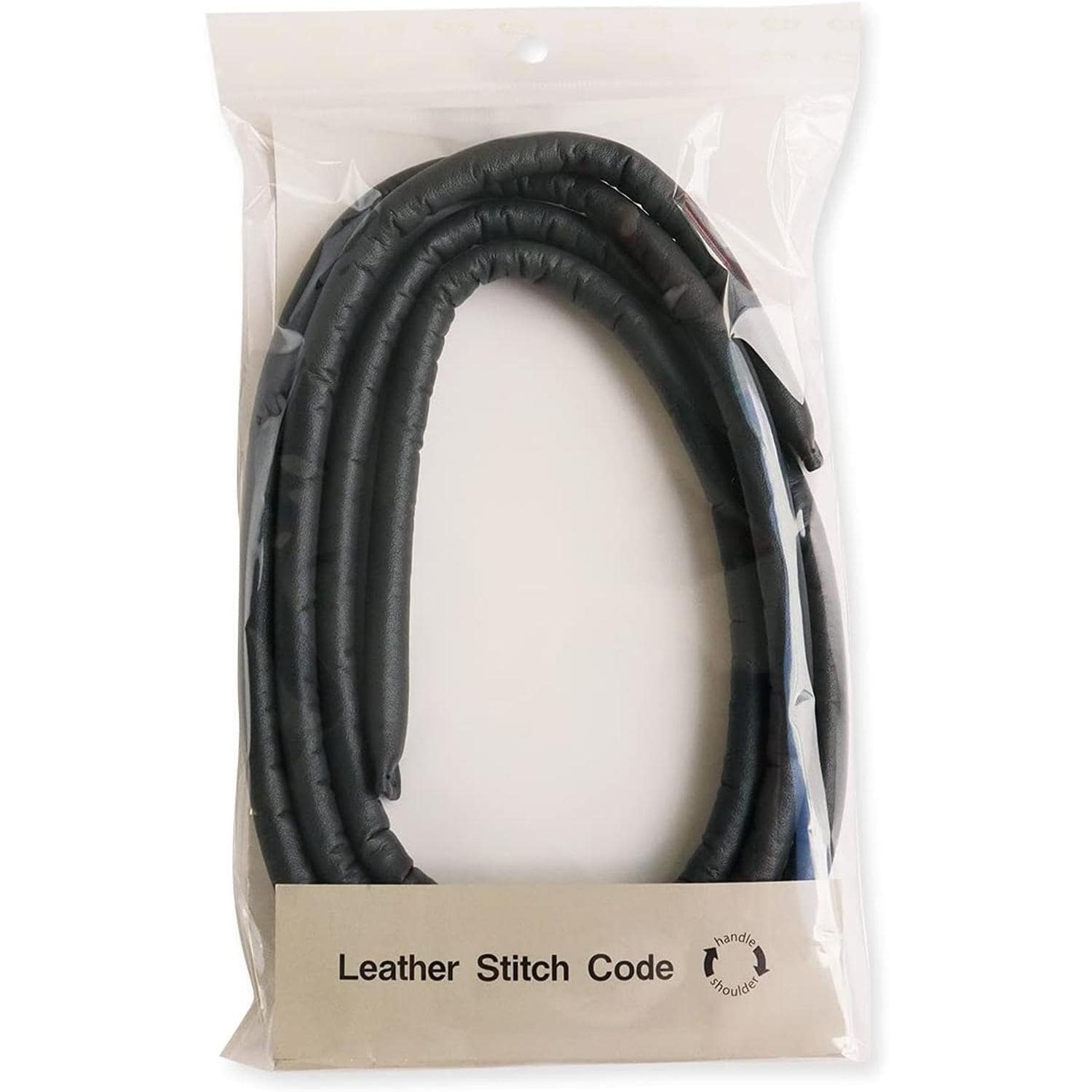 日本紐釦貿易 レザーステッチコード グレー 1.8mカット 1本入 SGM-ML16-S (ご注文単位1束)【直送品】