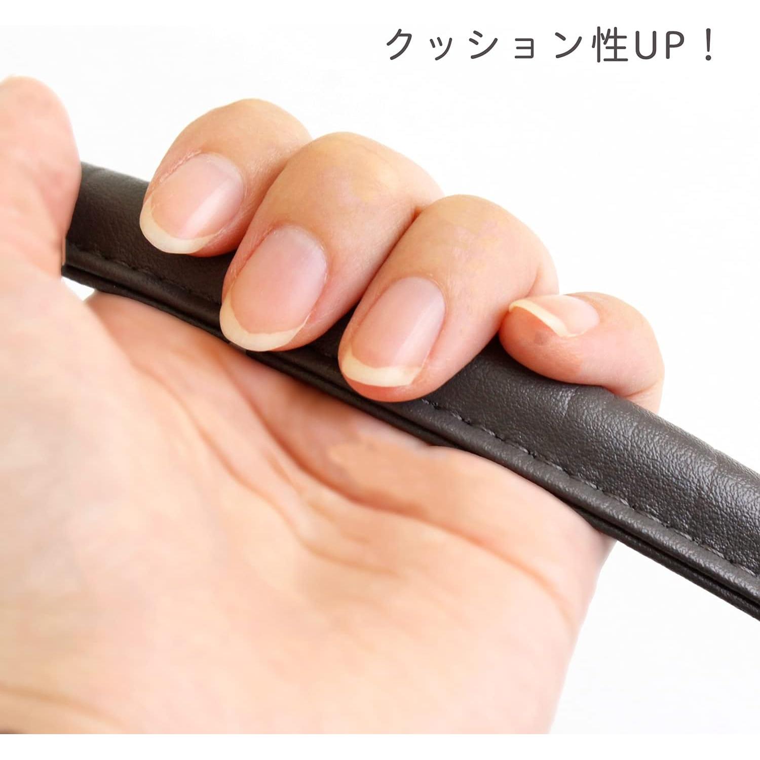 日本紐釦貿易 レザーステッチコード グレー 1.8mカット 1本入 SGM-ML16-S (ご注文単位1束)【直送品】