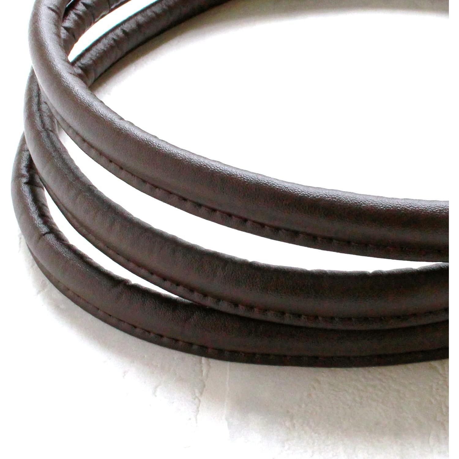 日本紐釦貿易 レザーステッチコード チョコ 5m 1本入 SGM-ML16-5M-C （ご注文単位1巻）【直送品】